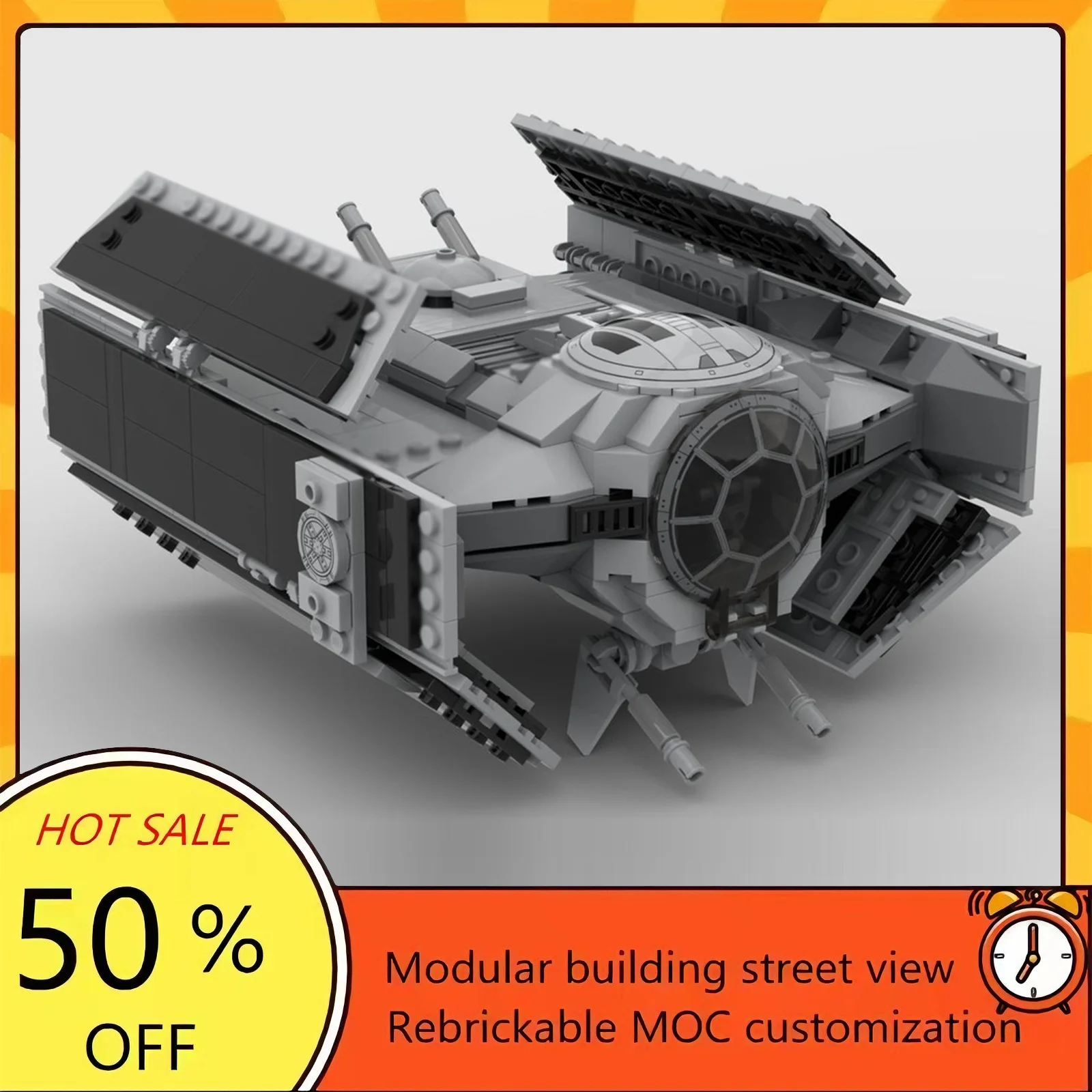 Набор для сборки космического корабля из 558 деталей, популярная модель по мотивам фильма «Звездные войны», модульный конструктор, технологичный подарок, игрушка для детей на праздники
Набор для сборки космического корабля из 558 деталей, популярная модель по мотивам фильма «Звездные войны», модульный конструктор, технологичный подарок, игрушка для детей на праздники