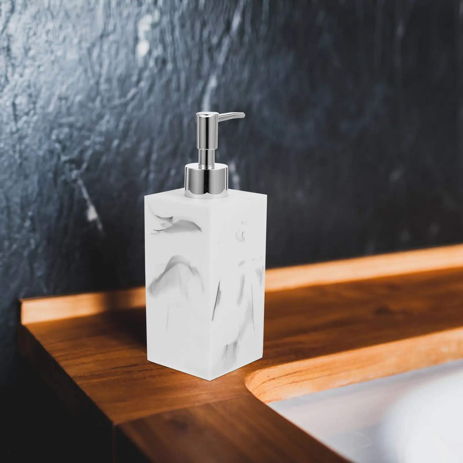Shampoo Dispenser Marble Pattern ABS Resin Refillable Liquid Soap Bottle Easy Press Non Slip Smooth Surface Travel Home Bathroom
Shampoo Dispenser Marble Pattern ABS Resin Refillable Liquid Soap Bottle Easy Press Non Slip Smooth Surface Travel Home Bathroom