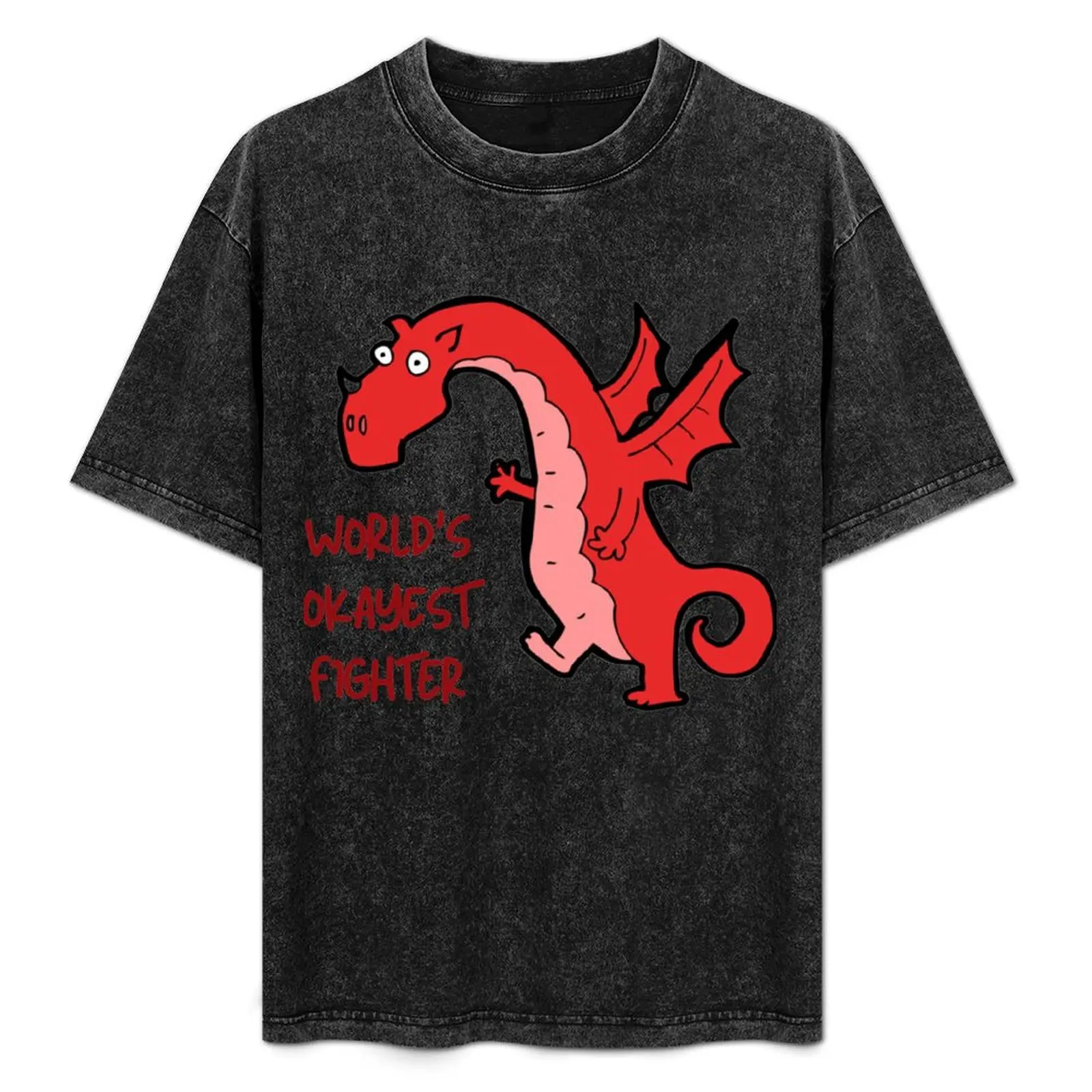 World_s Okayest Fighter with Funny Dragon T-Shirt Casual Light Summer Short Sleeve Top
World_s Okayest Fighter with Funny Dragon T-Shirt Casual Light Summer Short Sleeve Top