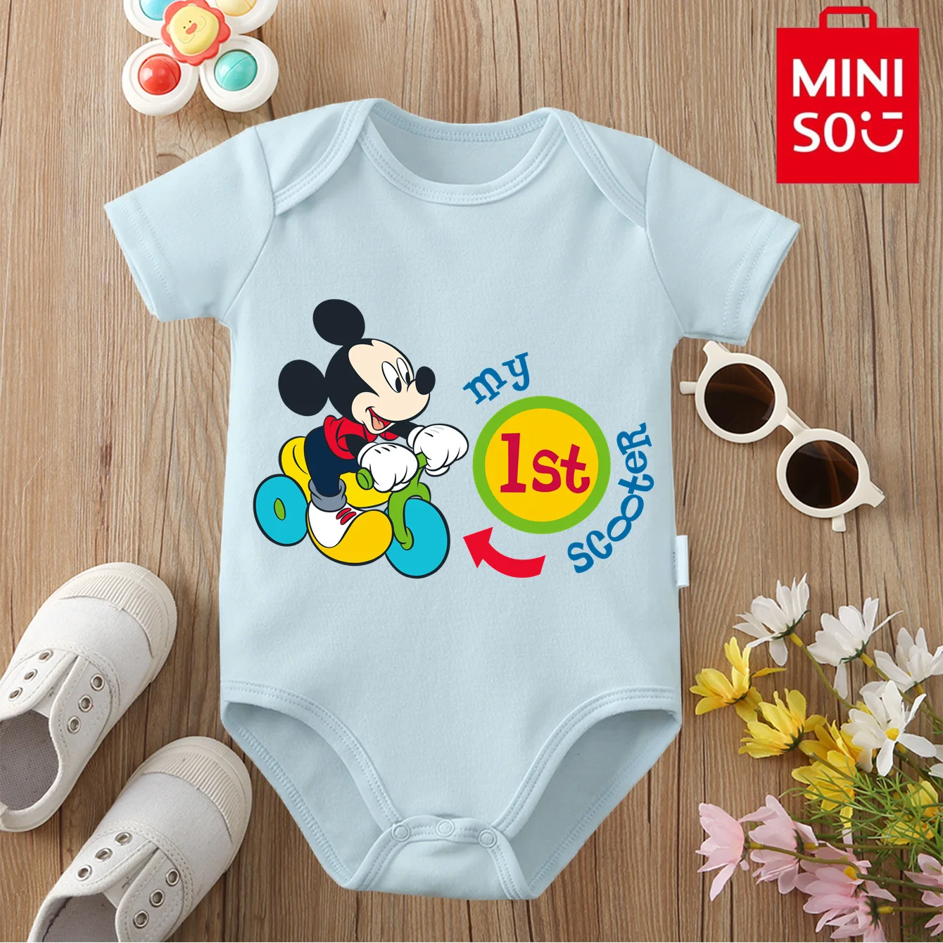 MINISO Mickey/Scooter 100% Cotton Bodysuit Soft Baby Cloths Best Gift for Baby Onesie Jumpsuit for 0 To 12 Months Cute Newborn
MINISO Mickey/Scooter 100% Cotton Bodysuit Soft Baby Cloths Best Gift for Baby Onesie Jumpsuit for 0 To 12 Months Cute Newborn