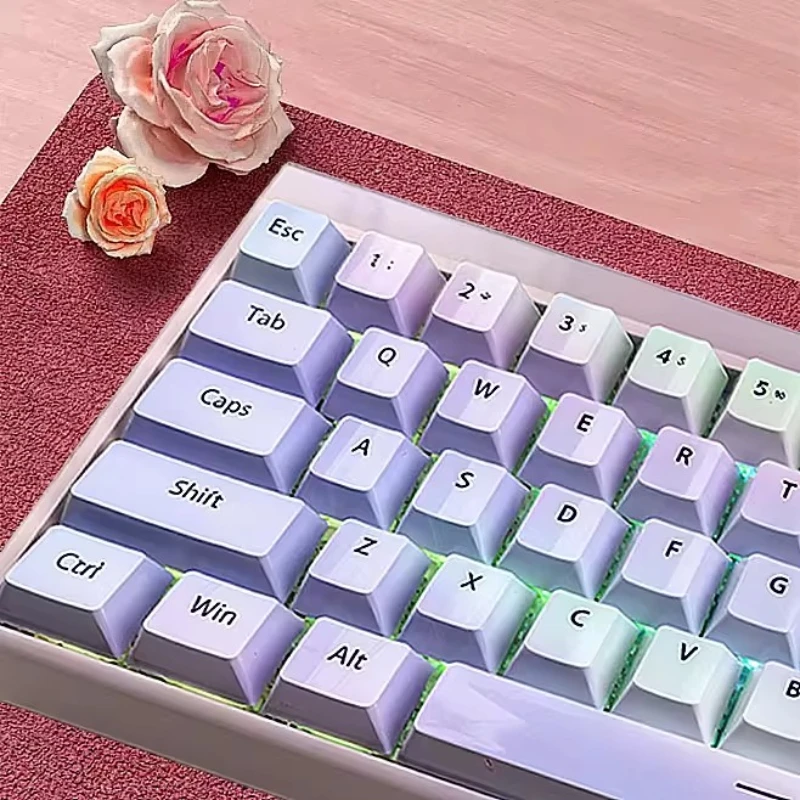 Laser Mechanical Keyboard Cap Custom Colorful Cherry Profile 114pcs Keycap Cute Gradient Cartoon Anime Point Key Caps Gamers
Laser Mechanical Keyboard Cap Custom Colorful Cherry Profile 114pcs Keycap Cute Gradient Cartoon Anime Point Key Caps Gamers