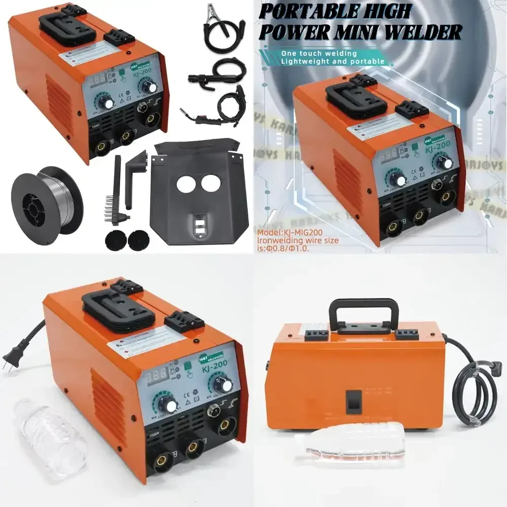 Portable 110v/220v MIG Welder Gasless 160 Welding Machine with Para Cable Flux for Body Repair Equipment
Portable 110v/220v MIG Welder Gasless 160 Welding Machine with Para Cable Flux for Body Repair Equipment