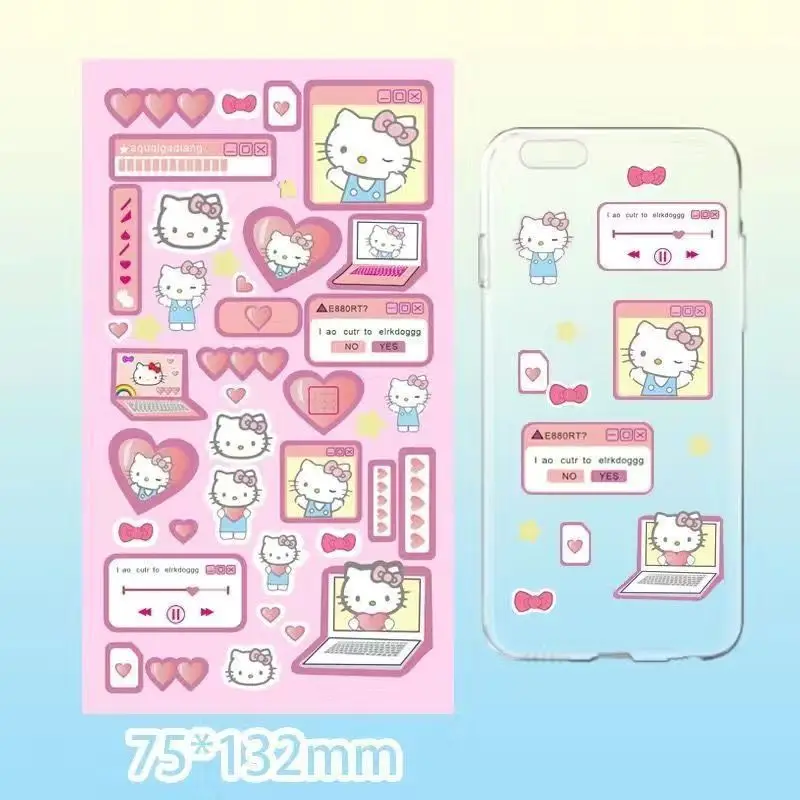 5/10 шт., наклейка Sanrio Gooka, лазерный набор, наклейка с героями мультфильмов «Hello Kitty», наклейки из материала ручной работы, детские игрушки и подарки
5/10 шт., наклейка Sanrio Gooka, лазерный набор, наклейка с героями мультфильмов «Hello Kitty», наклейки из материала ручной работы, детские игрушки и подарки