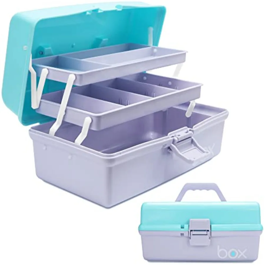 12-Grid 3-Layer Folding Storage Box, Portable Organizer with Handle & Adjustable Dividers for Tools & Tackle
12-Grid 3-Layer Folding Storage Box, Portable Organizer with Handle & Adjustable Dividers for Tools & Tackle