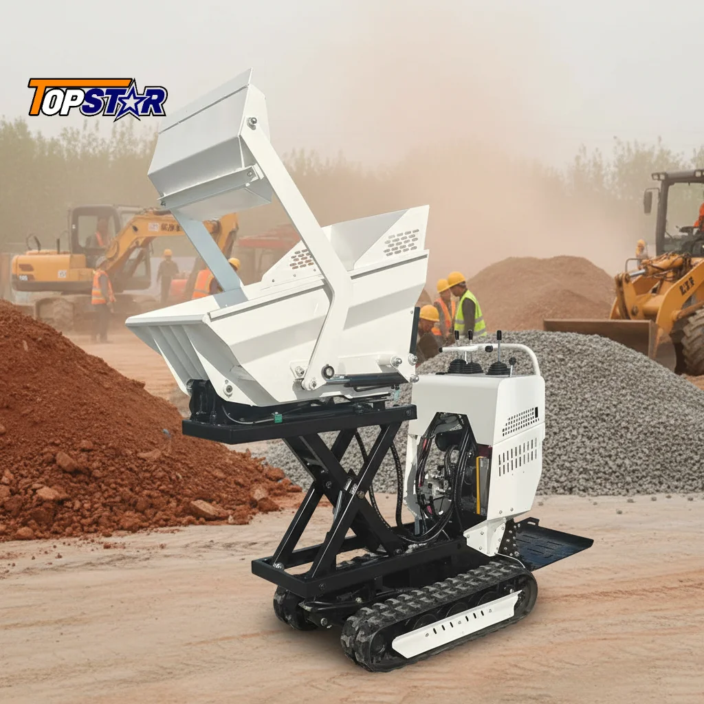 800kg EPA EURO 5 Crawler Dumper Mini Dumper Farm Use Customized High Quality
800kg EPA EURO 5 Crawler Dumper Mini Dumper Farm Use Customized High Quality