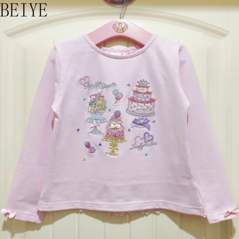Cartoon Cute Heavy Industry T Shirt for Girls Embroidery Cake Children's Long Sleeve T-Shirt Round Neck Casual Daily Top
Cartoon Cute Heavy Industry T Shirt for Girls Embroidery Cake Children's Long Sleeve T-Shirt Round Neck Casual Daily Top