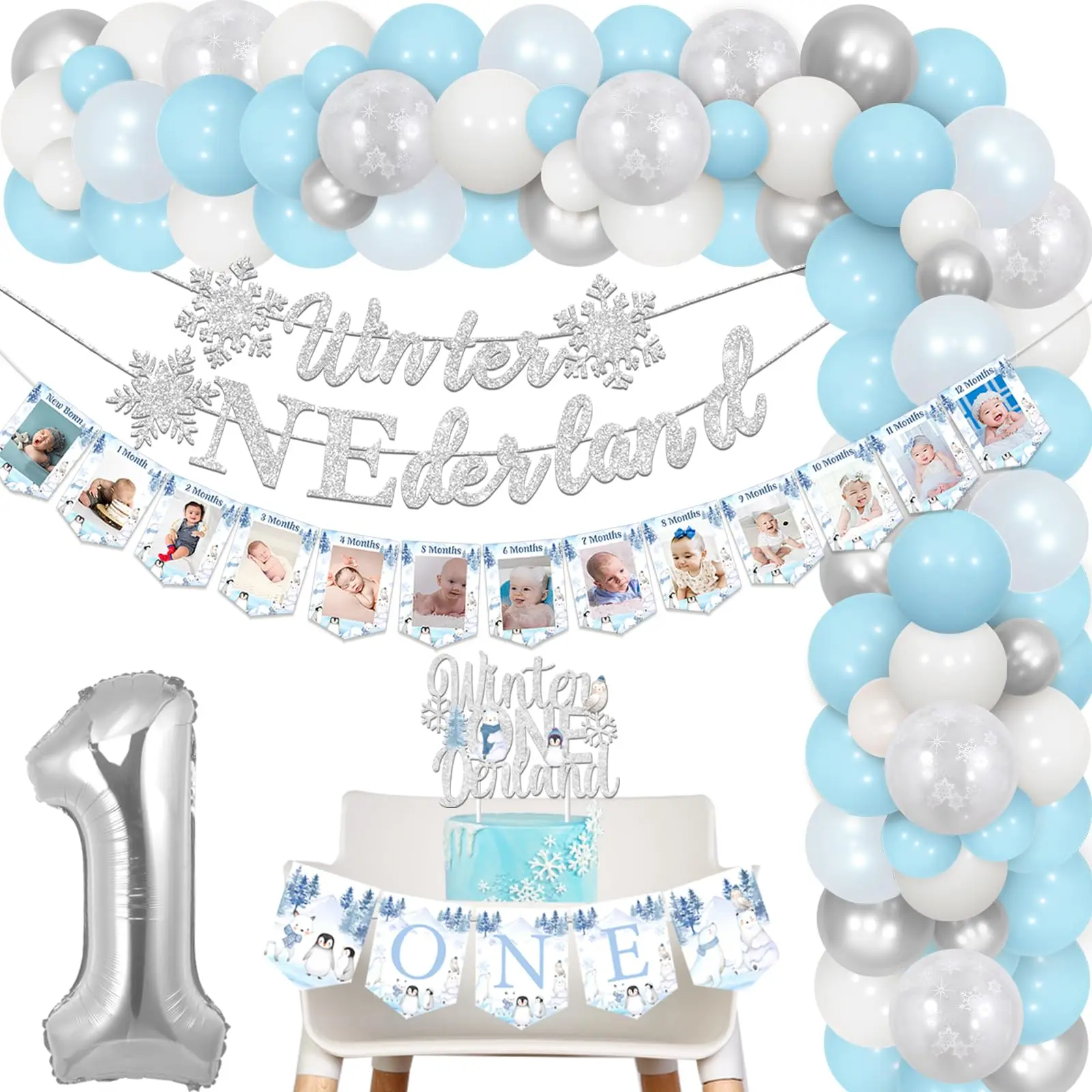 Kreatwow зимнее украшение на первый день рождения Onederland, арктические полярные животные, баннер, топпер для торта, фото
Kreatwow зимнее украшение на первый день рождения Onederland, арктические полярные животные, баннер, топпер для торта, фото