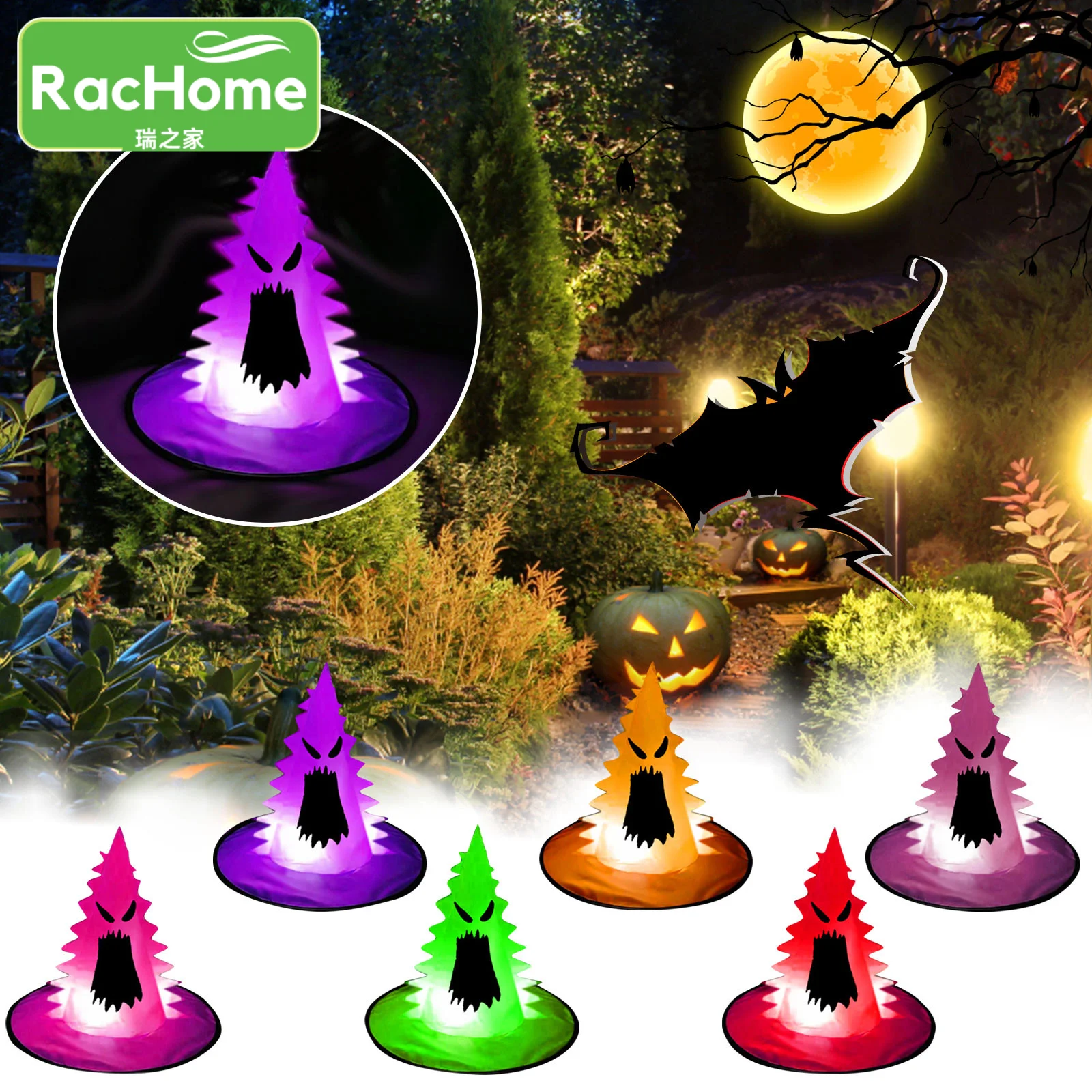 Halloween Decoration Led Witch Hat Ghost Face Glowing Witch Hat Halloween Horror Ghost Hats Home Decor Halloween Party Supplies
Halloween Decoration Led Witch Hat Ghost Face Glowing Witch Hat Halloween Horror Ghost Hats Home Decor Halloween Party Supplies