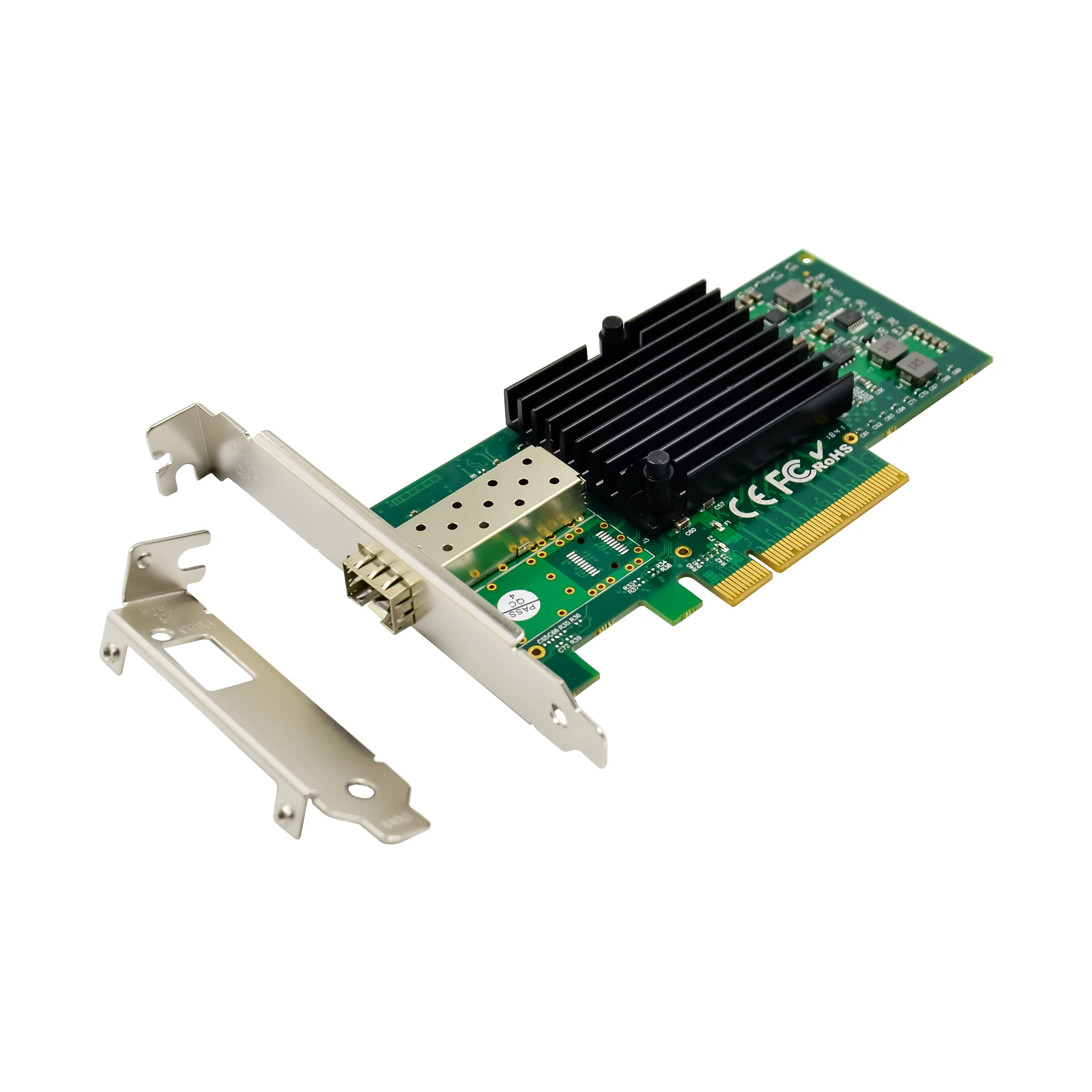 PCIe Lan Card Hotsale In Stock PCIe X8 Intel JL82599EN SFP+ Intel X520 DA1 10G Fiber For Server PCIe Network Adapter
PCIe Lan Card Hotsale In Stock PCIe X8 Intel JL82599EN SFP+ Intel X520 DA1 10G Fiber For Server PCIe Network Adapter
