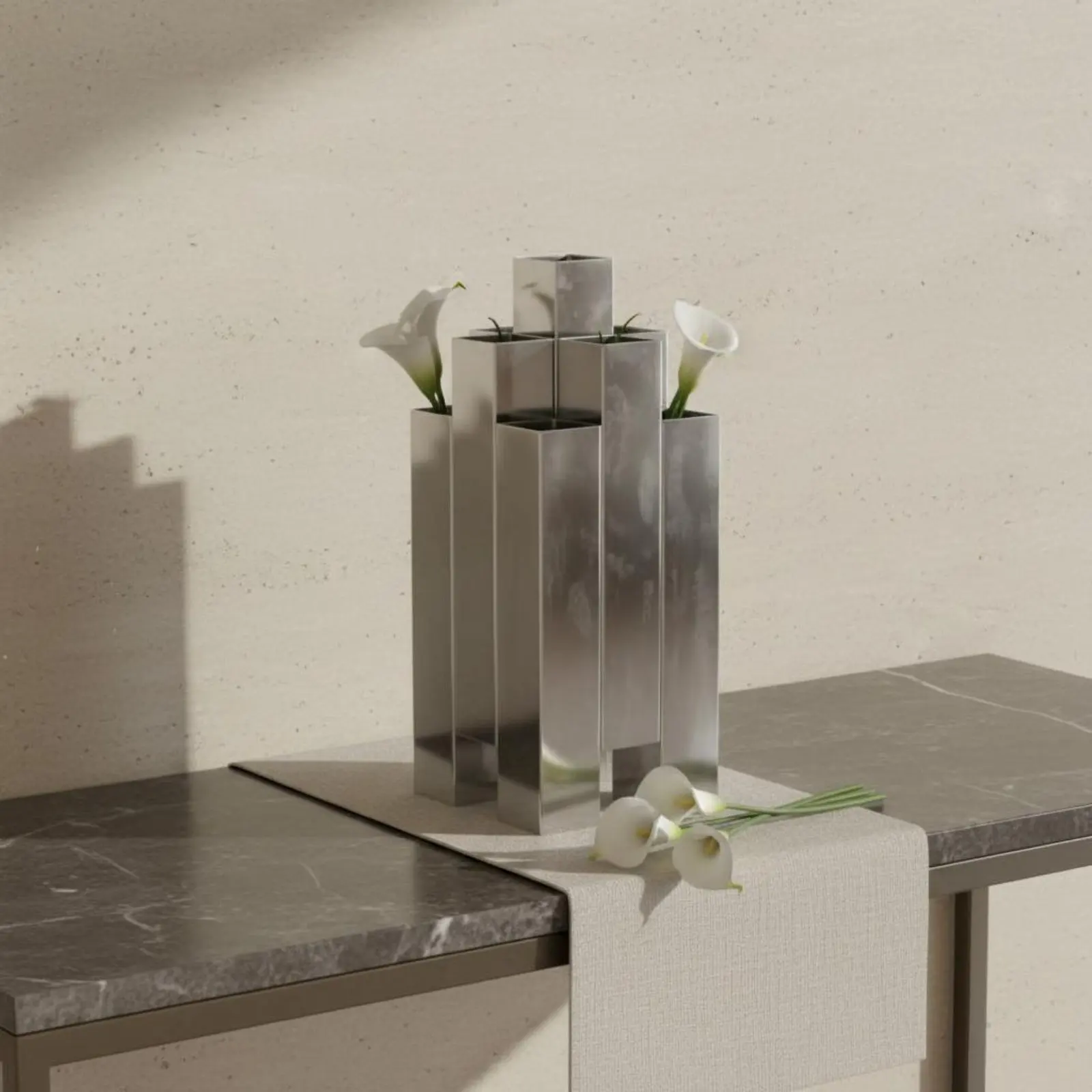 Stainless Steel Vase High-End Look Mirror Vase Home Decor Easy to Clean for Living Room, Bedroom
Stainless Steel Vase High-End Look Mirror Vase Home Decor Easy to Clean for Living Room, Bedroom