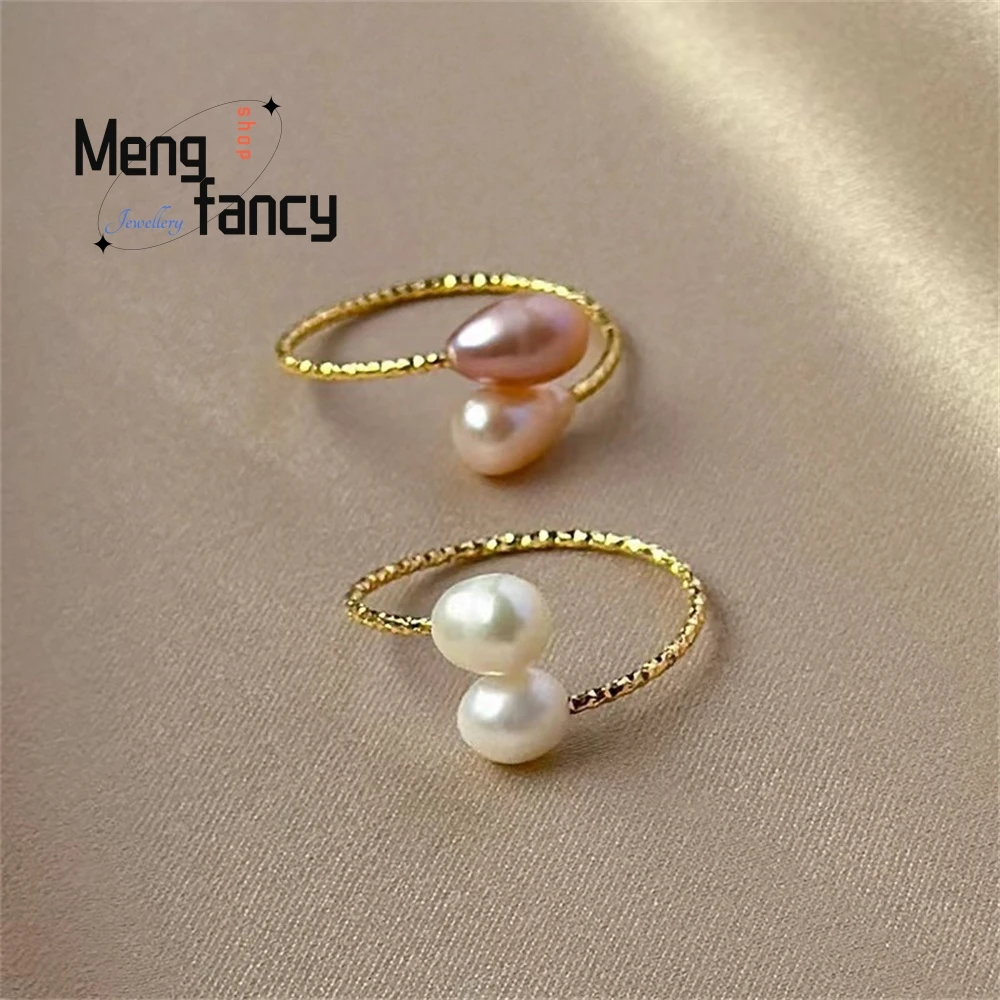 Rice Grain Freshwater Pearl Cross Ring For Women, French Fashion And Simple Metallic Ring With Adjustable Opening, Jewelry
Rice Grain Freshwater Pearl Cross Ring For Women, French Fashion And Simple Metallic Ring With Adjustable Opening, Jewelry