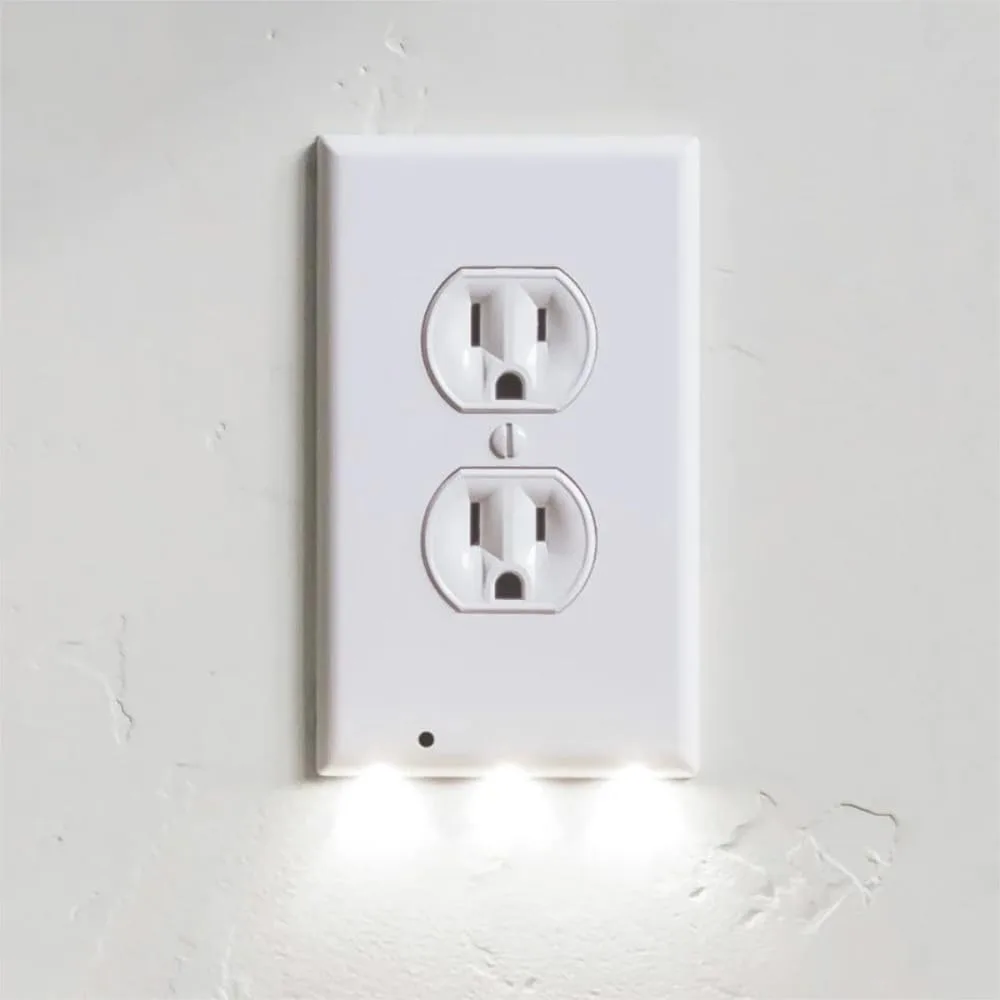 2 Pack Wall Plate Night Light, LED Night Lights Built Into Electrical Outlet, Automatic On/Off Duplex White
2 Pack Wall Plate Night Light, LED Night Lights Built Into Electrical Outlet, Automatic On/Off Duplex White