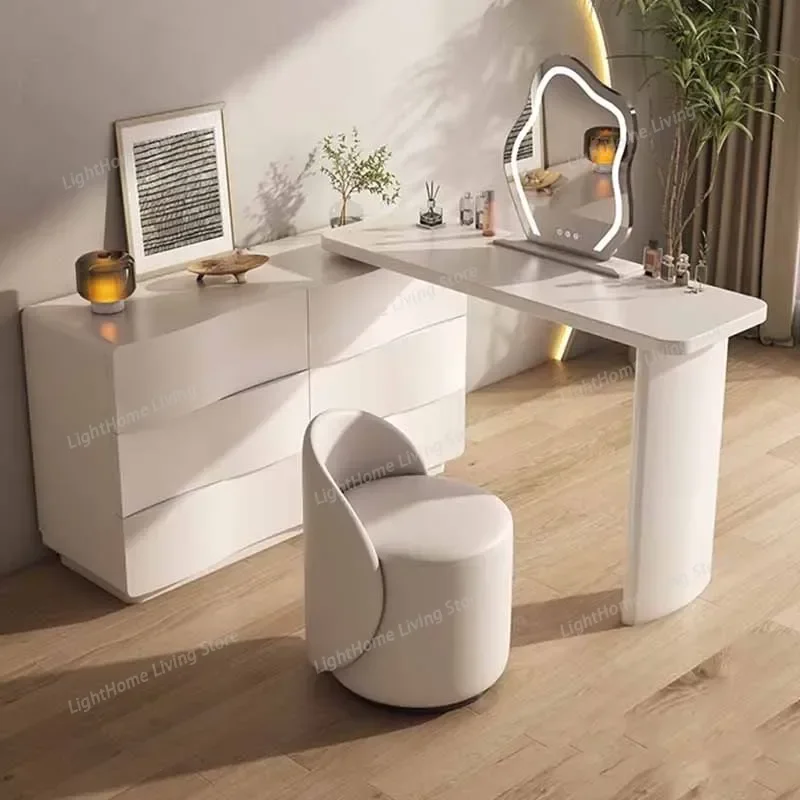 Adjustable Italian Vanity Table Princess Multifunctional Cabinet Mirror Vanity Table Makeup Modern Schminktisch Decoration
Adjustable Italian Vanity Table Princess Multifunctional Cabinet Mirror Vanity Table Makeup Modern Schminktisch Decoration