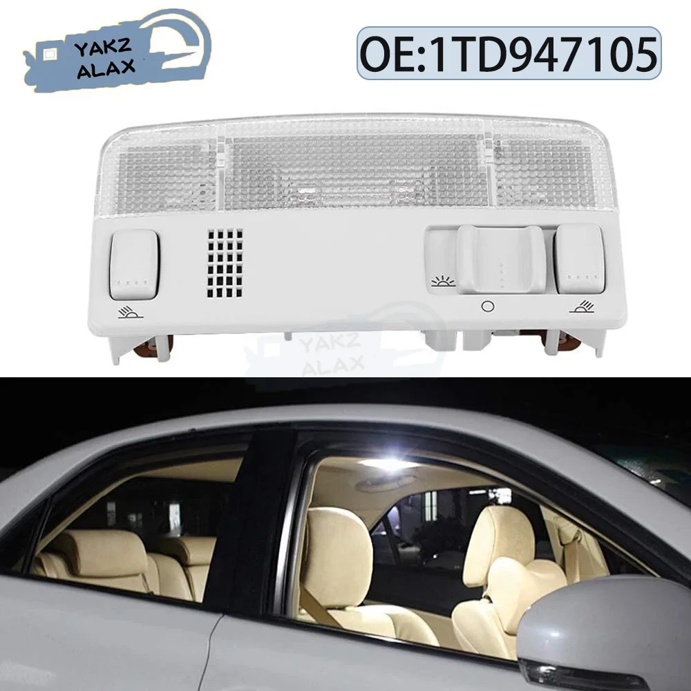 1TD947105 Overhead Reading Lamp Switch Control Button for VW Passat B5 Jetta Golf SEAT Toledo SKODA Fabia Octavia 1997-2015
1TD947105 Overhead Reading Lamp Switch Control Button for VW Passat B5 Jetta Golf SEAT Toledo SKODA Fabia Octavia 1997-2015