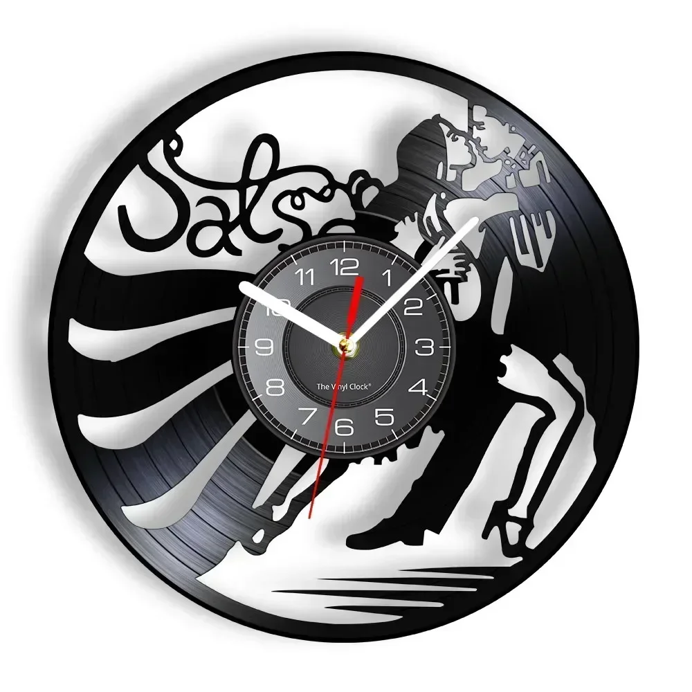 Latin Dance Wall Clock Dancing Couple Dance Studio Silhouette Vinyl Record Wall Clock Latin Dance Enthusiast Home Decoration
Latin Dance Wall Clock Dancing Couple Dance Studio Silhouette Vinyl Record Wall Clock Latin Dance Enthusiast Home Decoration