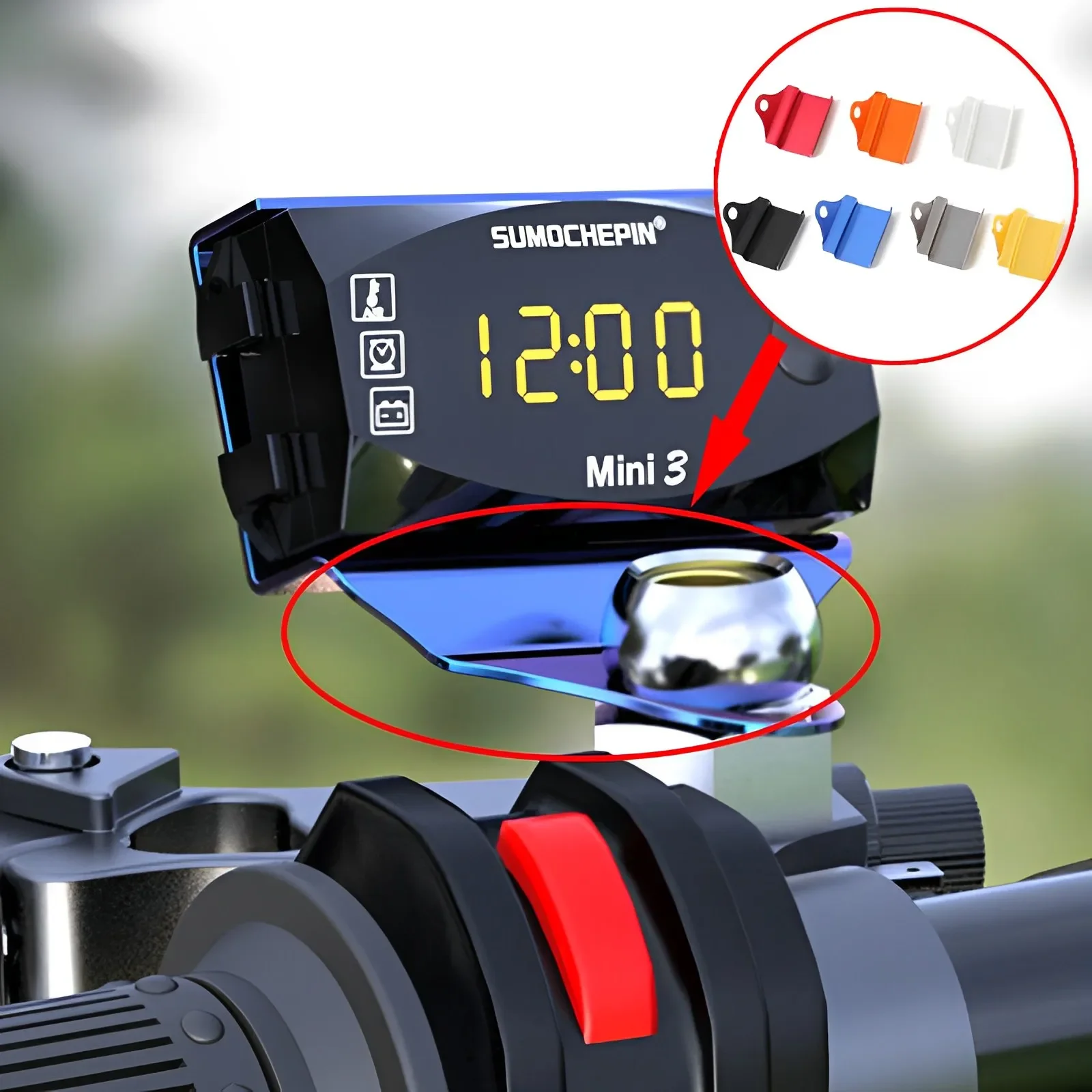 Universal Motorcycle Meter Bracket Motorcycle Voltmeter Electronic Meter LED Display Voltage Time Temperature Mounting Holder
Universal Motorcycle Meter Bracket Motorcycle Voltmeter Electronic Meter LED Display Voltage Time Temperature Mounting Holder