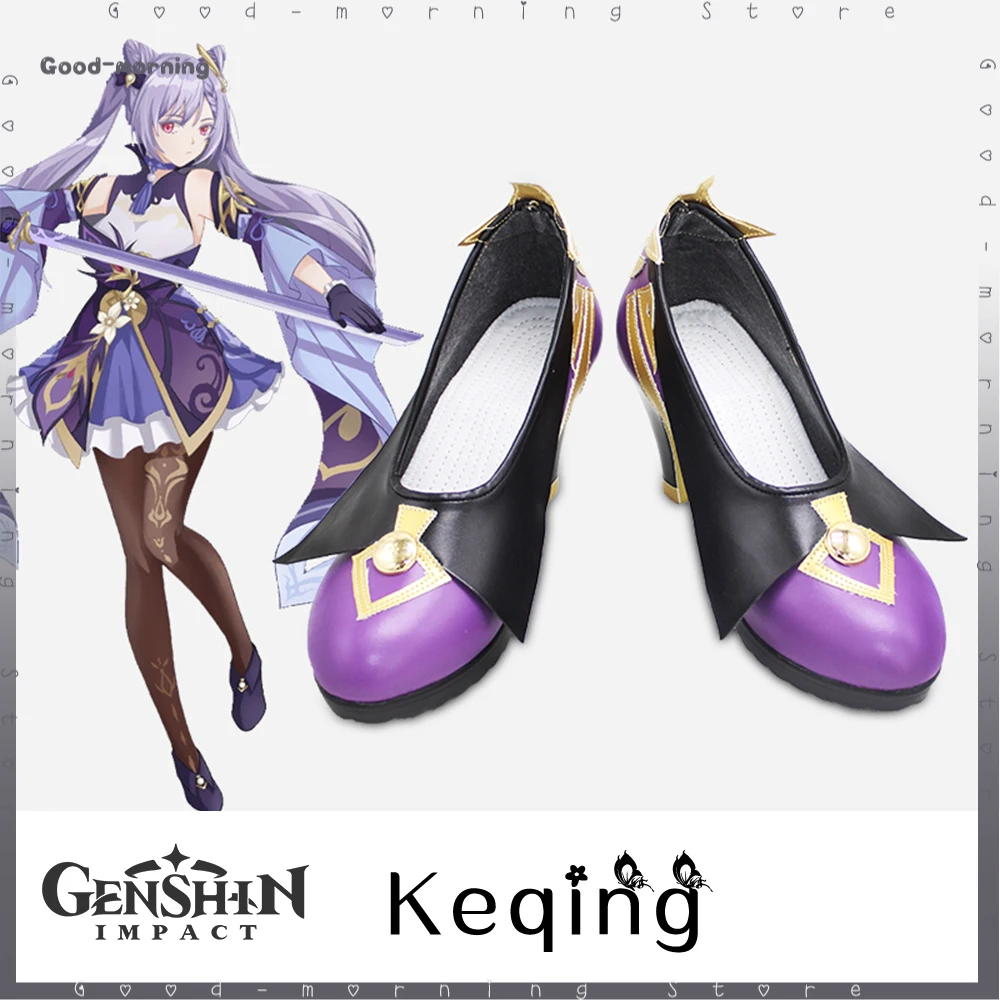 Обувь для косплея Game Genshin Impact Keqing, обувь из искусственной кожи для косплея, Хэллоуина, обувь любого размера на заказ
Обувь для косплея Game Genshin Impact Keqing, обувь из искусственной кожи для косплея, Хэллоуина, обувь любого размера на заказ