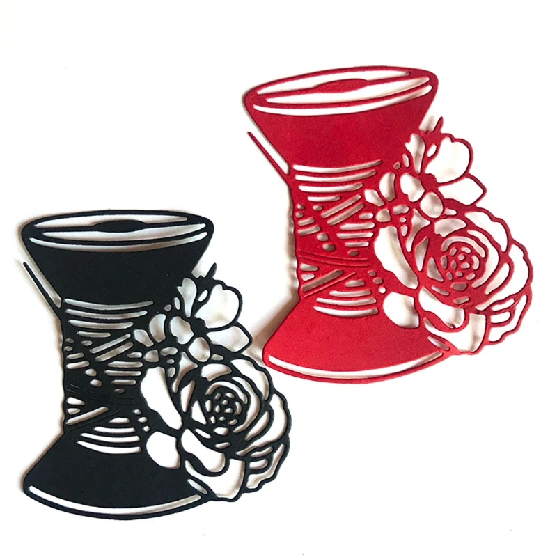 Sewing Thread Flower Metal Cutting Dies Stencil DIY Scrapbooking Album Paper Card Template Mold Embossing Craft DropShip
Sewing Thread Flower Metal Cutting Dies Stencil DIY Scrapbooking Album Paper Card Template Mold Embossing Craft DropShip