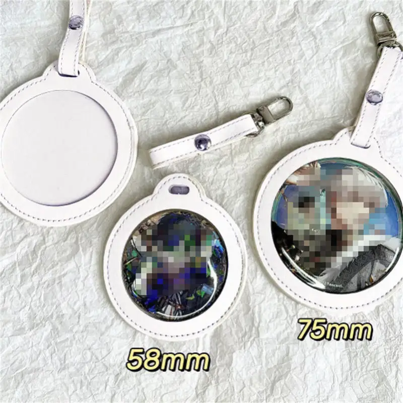 58/75mm Anime Badge Protective Cover PU Leather Outward Bag Pendant Badge Display Case ACG Game Anime Merchandise Round Cover
58/75mm Anime Badge Protective Cover PU Leather Outward Bag Pendant Badge Display Case ACG Game Anime Merchandise Round Cover
