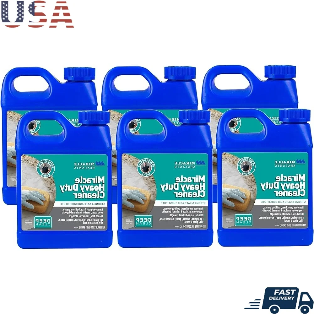 Сверхмощный очиститель для плитки и камней, средство для удаления затирки, дымки, некислотная pH-форма, натуральная жидкость, профессиональное и любительское использование, 6 упаковок литров
Сверхмощный очиститель для плитки и камней, средство для удаления затирки, дымки, некислотная pH-форма, натуральная жидкость, профессиональное и любительское использование, 6 упаковок литров