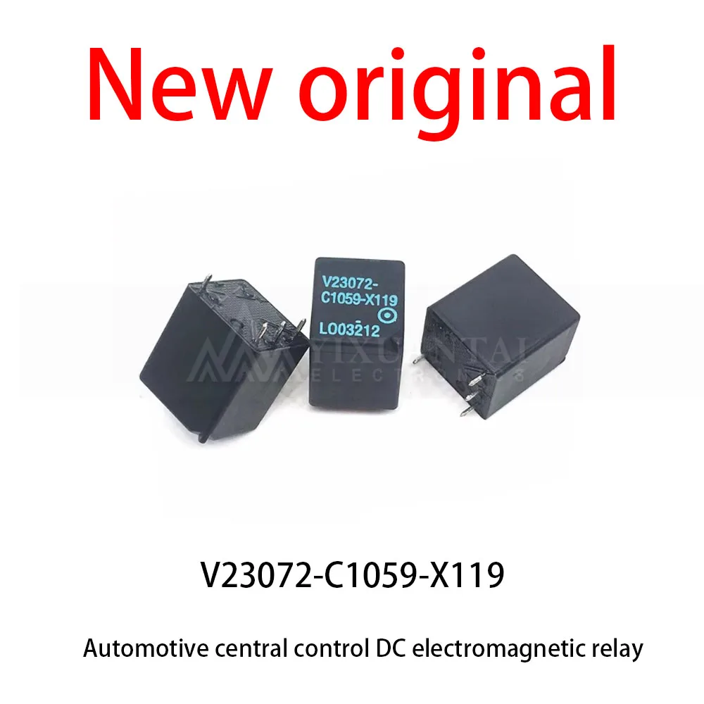 5Pcs/Lot New original V23072-C1059-X119 Automotive central control DC electromagnetic relay
5Pcs/Lot New original V23072-C1059-X119 Automotive central control DC electromagnetic relay