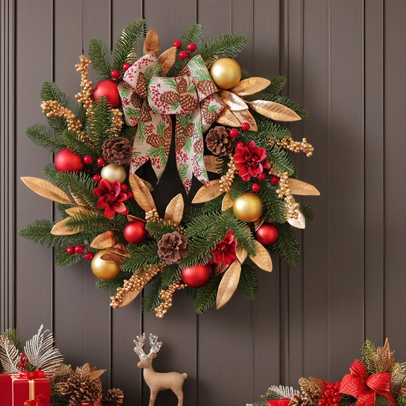 Inverted Christmas Wreath Vine Garland Hanging Door Staircase Decor For Home Porch Holiday Centerpiece For Couples And Kids
Inverted Christmas Wreath Vine Garland Hanging Door Staircase Decor For Home Porch Holiday Centerpiece For Couples And Kids
