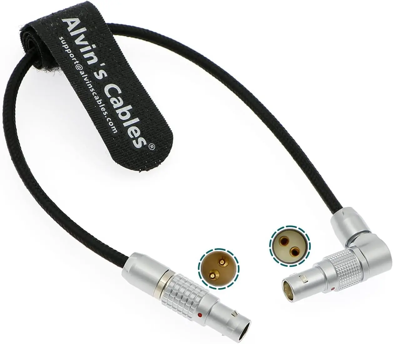 Flexible Power Cable for Tilta 2 Pin Male to RED Komodo Rotatable Right Angle 2 Pin Female Braided Wire 20CM| 8 inches Alvin’s C
Flexible Power Cable for Tilta 2 Pin Male to RED Komodo Rotatable Right Angle 2 Pin Female Braided Wire 20CM| 8 inches Alvin’s C