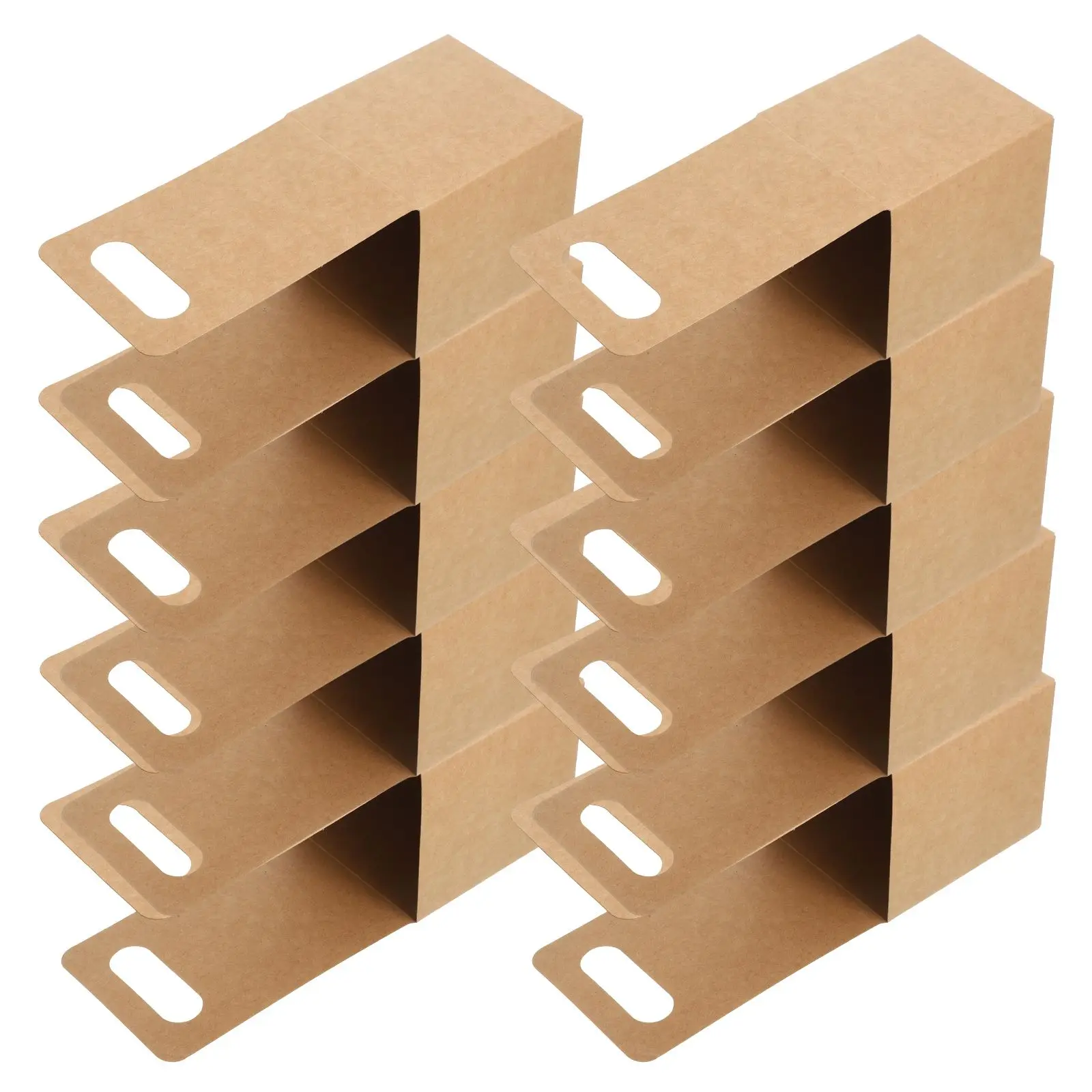10 Pcs Drink Holder Paper Coffee Cup Carrier with Handle Take Out Carriers Holders for Drinks Kraft
10 Pcs Drink Holder Paper Coffee Cup Carrier with Handle Take Out Carriers Holders for Drinks Kraft