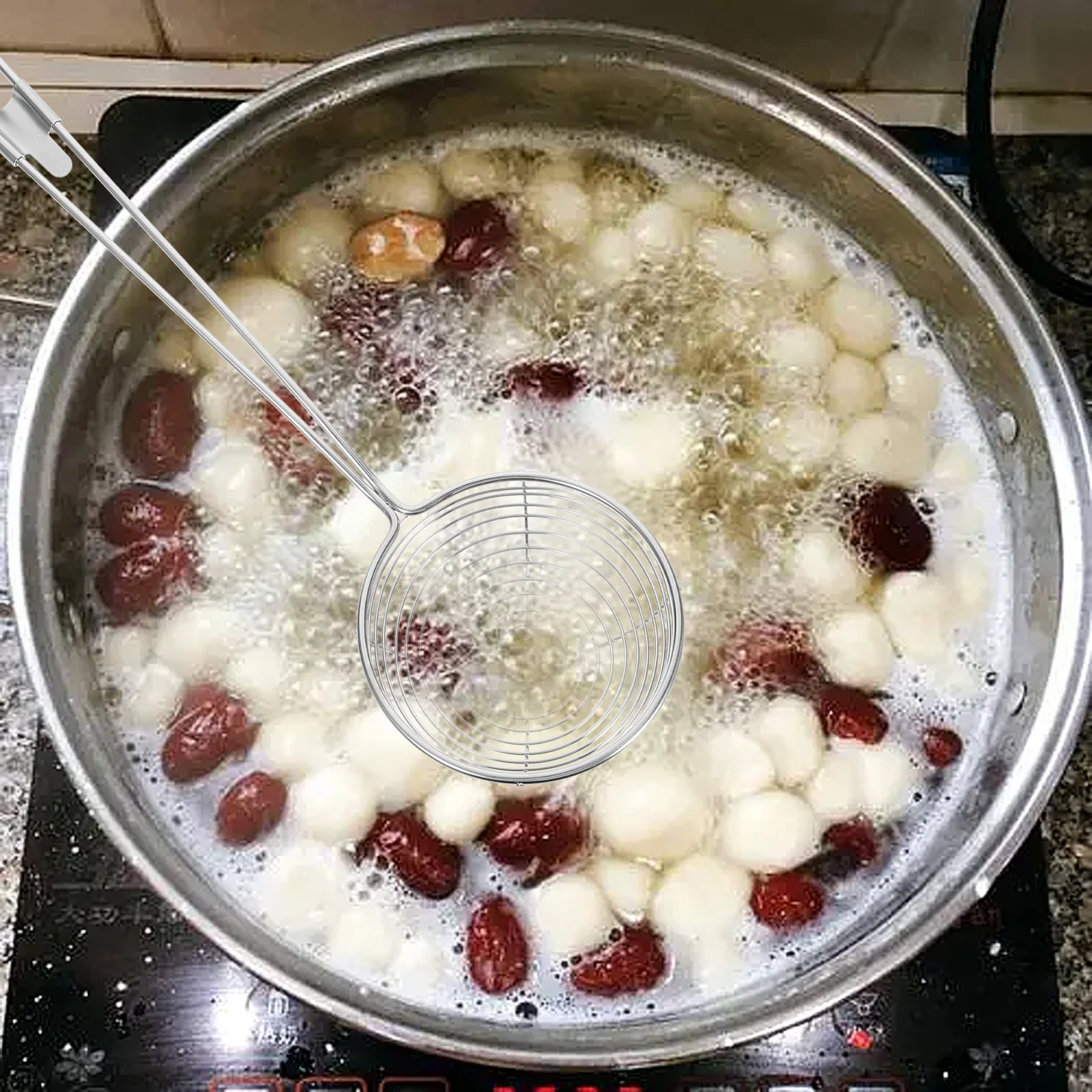 5 Pcs Colander Strainer Sieve Stainless Steel Spoons Hot Pot Filter Pearl Kitchen Scoops Skimmer
5 Pcs Colander Strainer Sieve Stainless Steel Spoons Hot Pot Filter Pearl Kitchen Scoops Skimmer