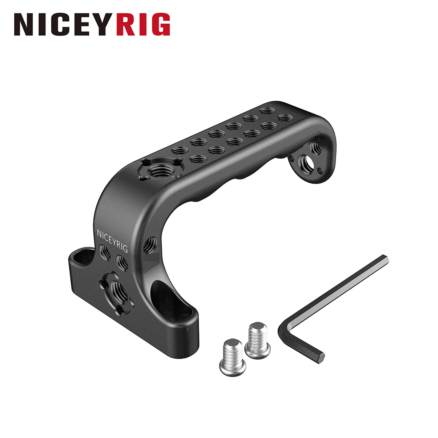 Niceyrig Screws (1/4"-20) Top Handle for Sony FX3/FX30/FX2 Camera/RED DSMC2/Epic-W/Scarlet-W/Raven Cinema Camera
Niceyrig Screws (1/4"-20) Top Handle for Sony FX3/FX30/FX2 Camera/RED DSMC2/Epic-W/Scarlet-W/Raven Cinema Camera