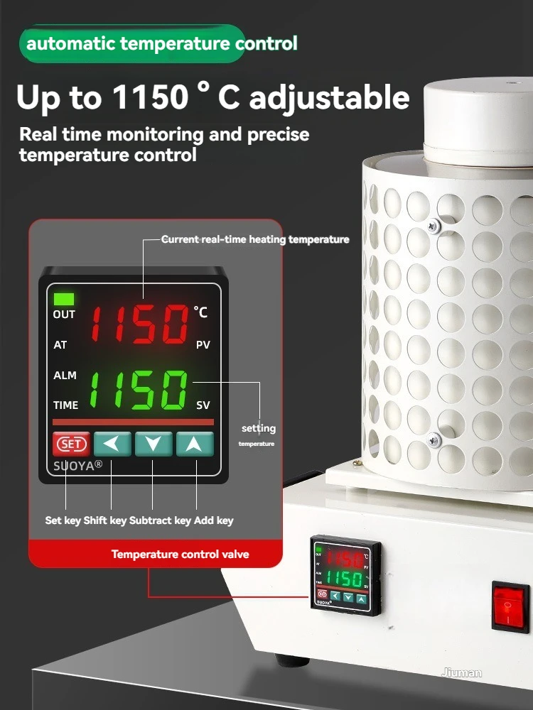 Gold Smelting Furnace Machine Digital Metal Smelting Furnace Portable Metal Silver Jewelry Casting Tool
Gold Smelting Furnace Machine Digital Metal Smelting Furnace Portable Metal Silver Jewelry Casting Tool