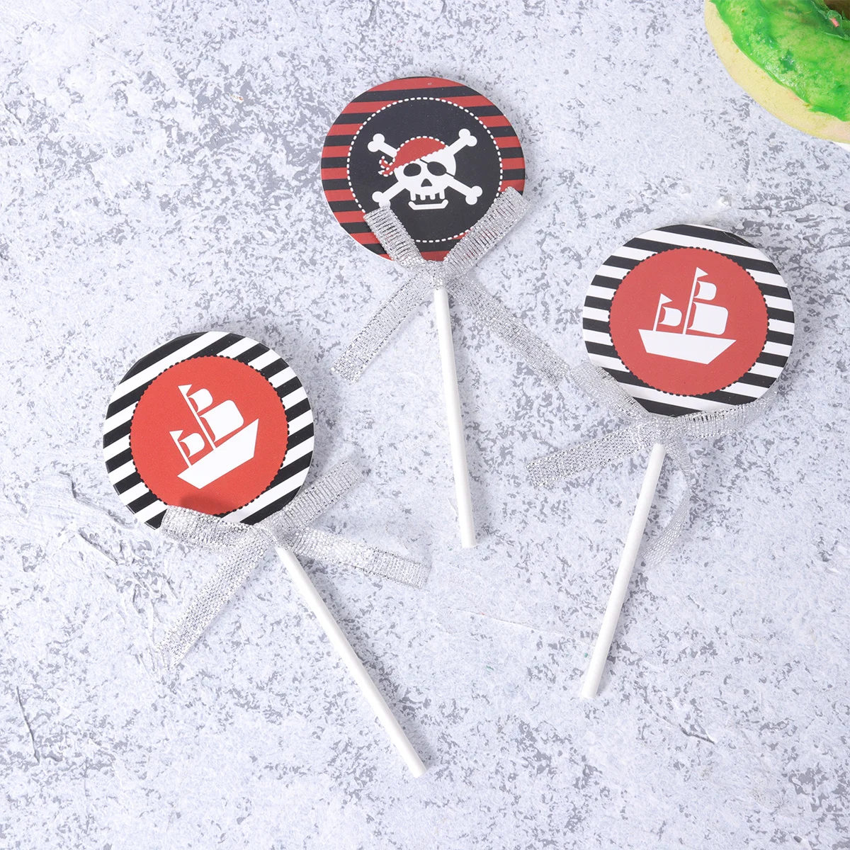 20Pcs Creative Pirate Cake Toppers Paper Picks for Birthday Party Dessert Decoration Cake Adornments Dessert Picks
20Pcs Creative Pirate Cake Toppers Paper Picks for Birthday Party Dessert Decoration Cake Adornments Dessert Picks