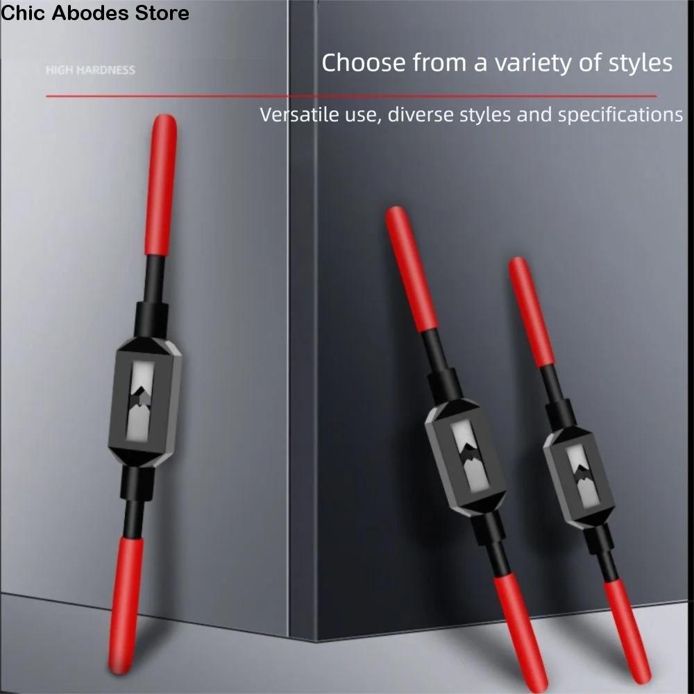 Black & Red Adjustable Tap Wrench Non-Slip Plastic-Dipped Handle Screw Holder Reamer metalworking plumbing
Black & Red Adjustable Tap Wrench Non-Slip Plastic-Dipped Handle Screw Holder Reamer metalworking plumbing