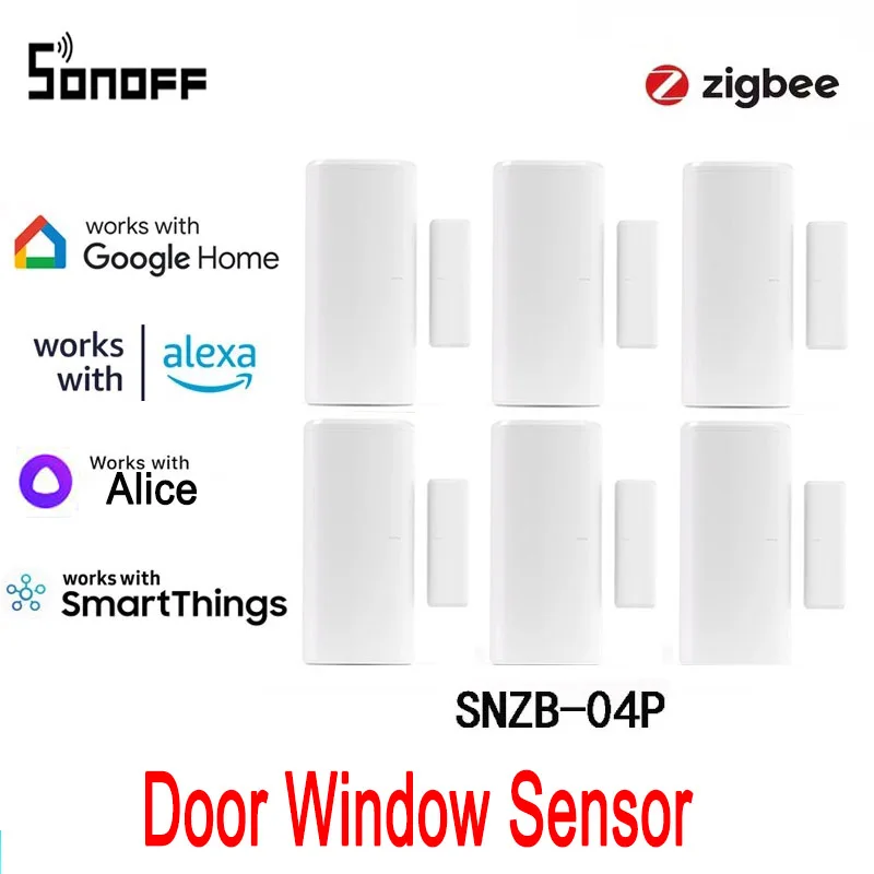 SONOFF SNZB-04P Zigbee Датчик двери, окна Zigbee 3,0, совместимый мониторинг безопасности, приложение eWelink, требуется концентратор Zigbee
SONOFF SNZB-04P Zigbee Датчик двери, окна Zigbee 3,0, совместимый мониторинг безопасности, приложение eWelink, требуется концентратор Zigbee