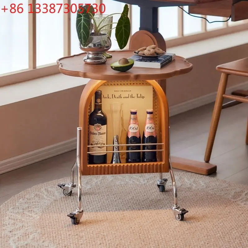 Used cherry solid wood living room home mobile sofa side coffee table modern and simple
Used cherry solid wood living room home mobile sofa side coffee table modern and simple