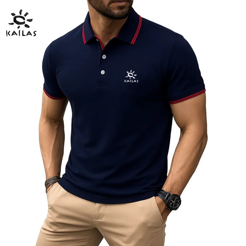 New Men's High Quality Embroidered Logo Polo Shirt Summer Business Casual Fashion Breathable Cool Short Sleeve Top
New Men's High Quality Embroidered Logo Polo Shirt Summer Business Casual Fashion Breathable Cool Short Sleeve Top