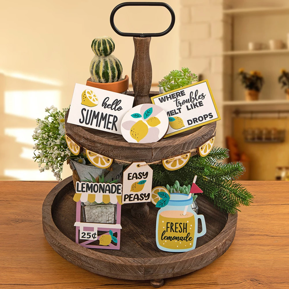 1Set Mini Farm Wooden Summer Lemon Theme Rustic Tiered Tray Decor Party Table Supplies Tiered Tray Lemon Decor
1Set Mini Farm Wooden Summer Lemon Theme Rustic Tiered Tray Decor Party Table Supplies Tiered Tray Lemon Decor