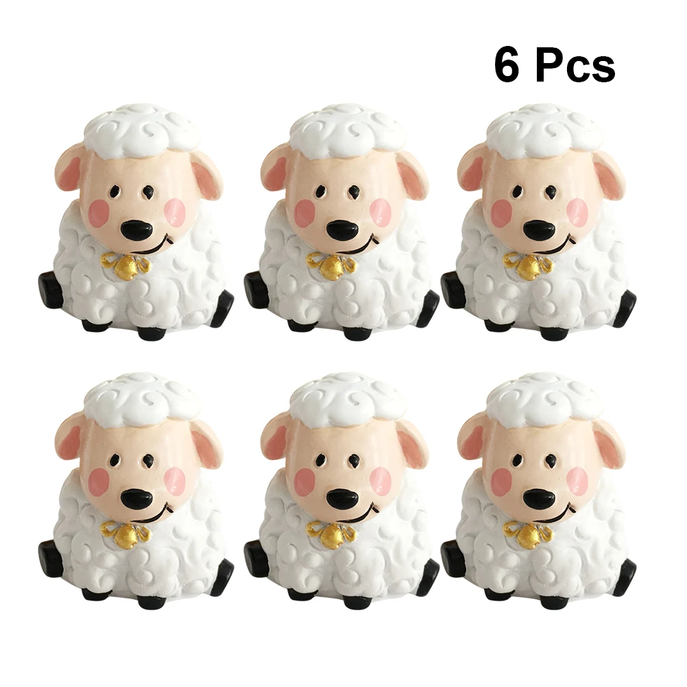 6Pcs Resin Animal Sheep Birthday Party Ornaments Cartoon Style Dessert Cake Decoration Spring Gift Favor Birthday Cake Ornament 
6Pcs Resin Animal Sheep Birthday Party Ornaments Cartoon Style Dessert Cake Decoration Spring Gift Favor Birthday Cake Ornament