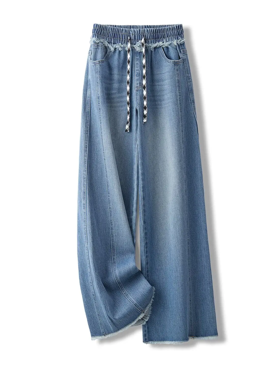 Loose Fit High Waist Wide Leg Jeans Women's Spring 2026 New Style Elastic Straight Leg Long Pants Casual Comfortable Denim
Loose Fit High Waist Wide Leg Jeans Women's Spring 2026 New Style Elastic Straight Leg Long Pants Casual Comfortable Denim