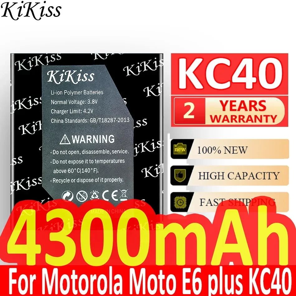 Аккумулятор KiKiss KC40 для мобильного телефона Motorola Moto E6 Plus XT2025-1 XT2025-2
Аккумулятор KiKiss KC40 для мобильного телефона Motorola Moto E6 Plus XT2025-1 XT2025-2