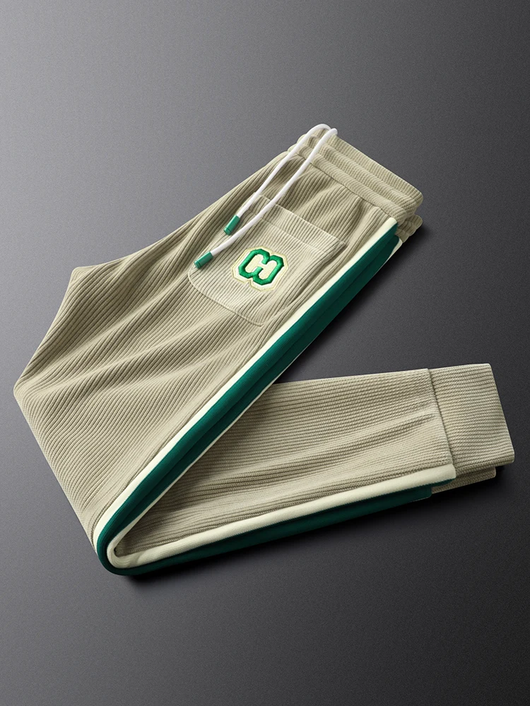 Autumn Winter Corduroy Men's Pants Elastic Soft Thiened Cuffed Sports Side Stripe Casual Trousers Youth Faion
Autumn Winter Corduroy Men's Pants Elastic Soft Thiened Cuffed Sports Side Stripe Casual Trousers Youth Faion
