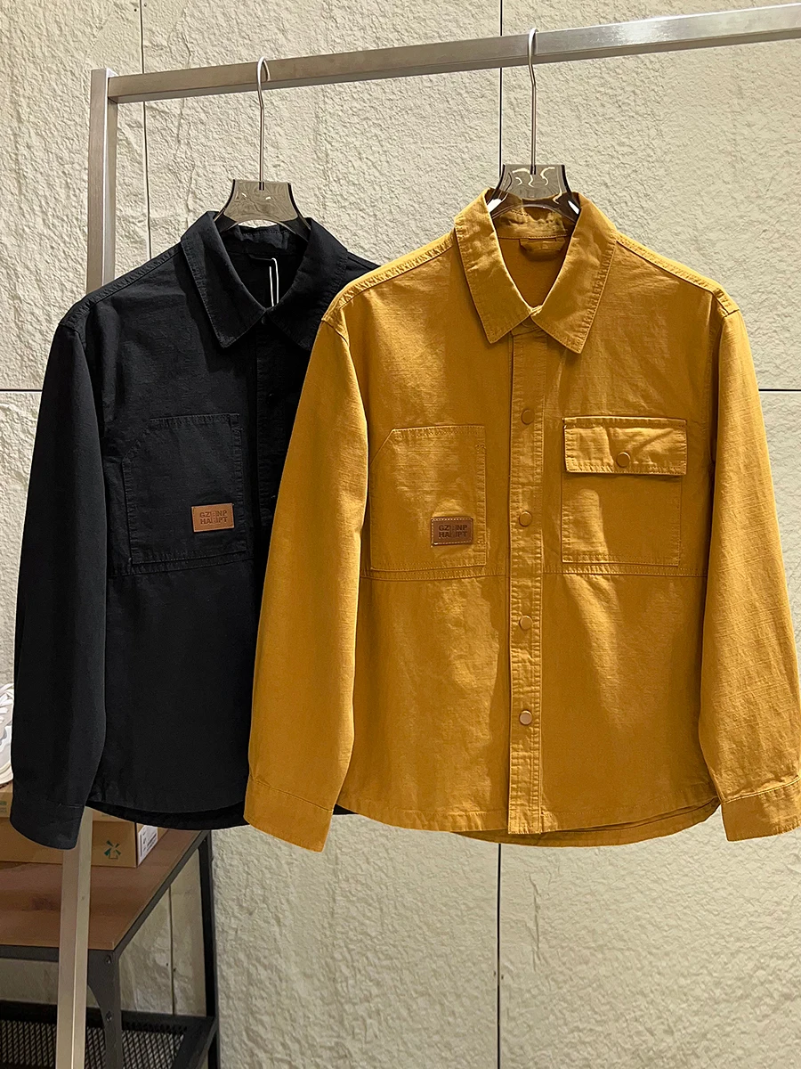 American Workwear Style! High Cotton Weight! Autumn Men's Color Retro Loose Collar Long Sleeve Shirt Jacket
American Workwear Style! High Cotton Weight! Autumn Men's Color Retro Loose Collar Long Sleeve Shirt Jacket