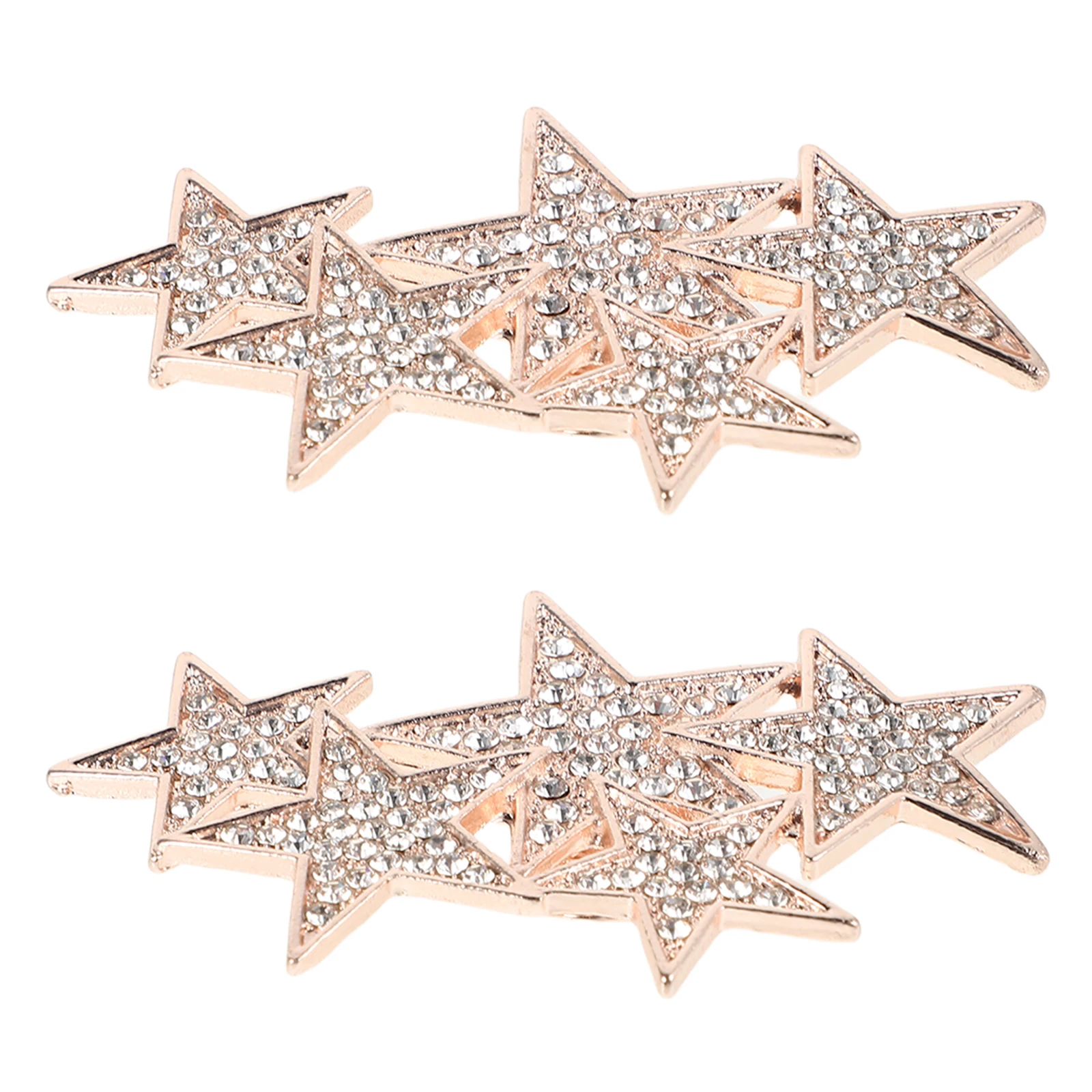 2Pcs Five Pointed Star Buckle Bridal Embellishments Zinc Alloy Wedding Charms Durable Material Easy Installation Shoe
2Pcs Five Pointed Star Buckle Bridal Embellishments Zinc Alloy Wedding Charms Durable Material Easy Installation Shoe