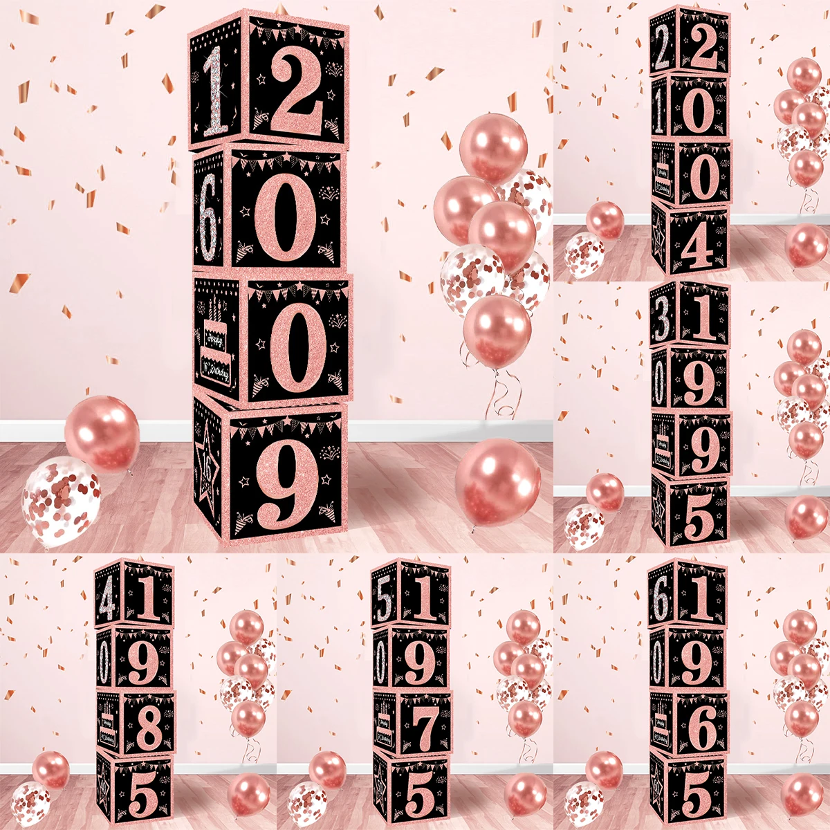 Black Pink Birthday Number Boxes 16 21 30 40 50 60 Years Old Birthday Paper Boxes Decoration Woman Birthday Party Decoration
Black Pink Birthday Number Boxes 16 21 30 40 50 60 Years Old Birthday Paper Boxes Decoration Woman Birthday Party Decoration