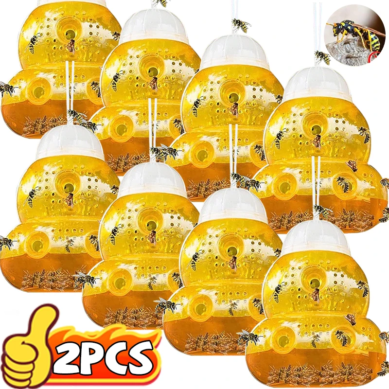 2/1PCS Gourd-Shape Insect Trap Garden Hanging Hornet Yellow Jacket Catcher Effective Bee Wasp Killer Insect Traps Pest Control
2/1PCS Gourd-Shape Insect Trap Garden Hanging Hornet Yellow Jacket Catcher Effective Bee Wasp Killer Insect Traps Pest Control