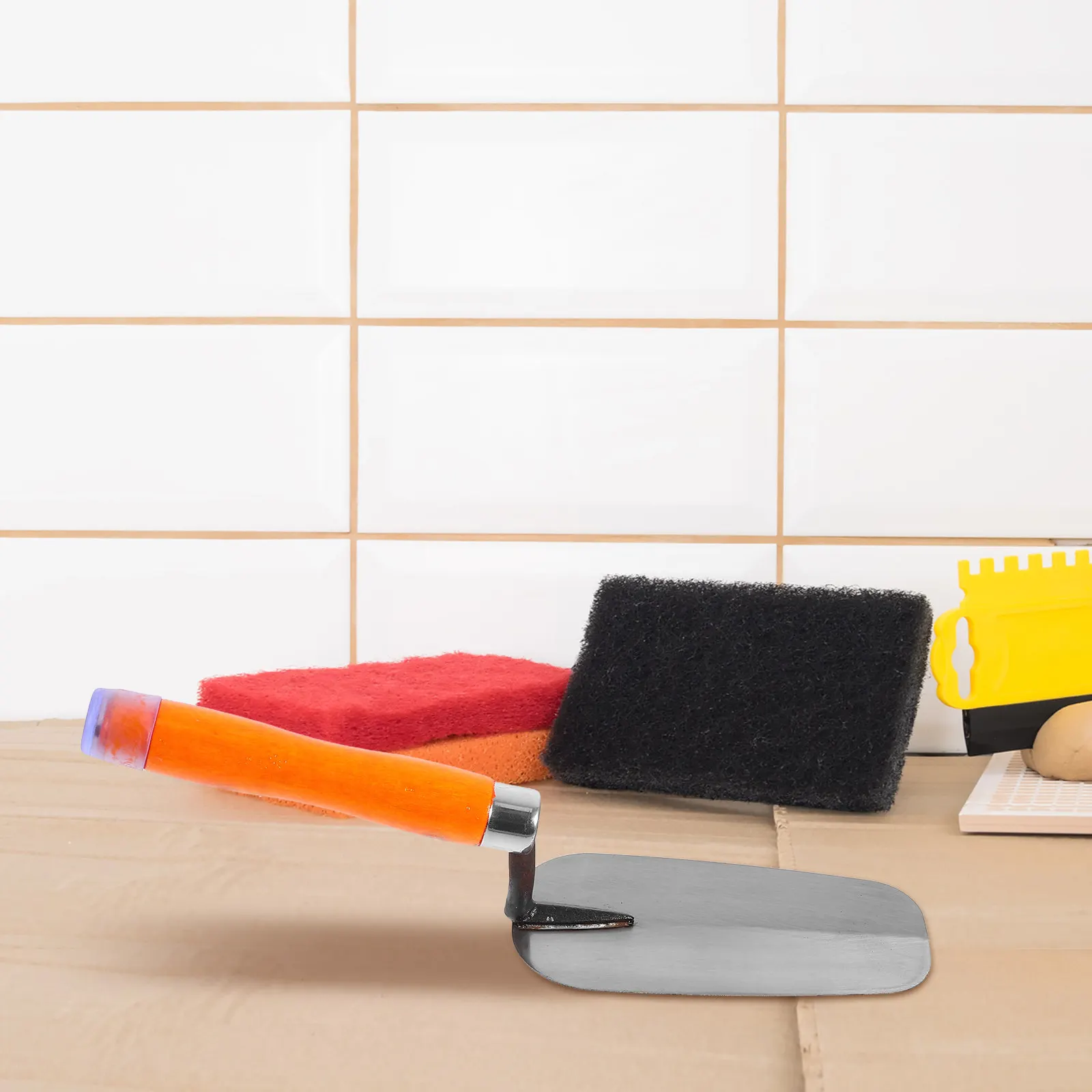 Ergonomic Wood Handle Stainless Steel Trowel Smooth Application for Plastering Tiling Drywall Concrete Finishing Projects
Ergonomic Wood Handle Stainless Steel Trowel Smooth Application for Plastering Tiling Drywall Concrete Finishing Projects
