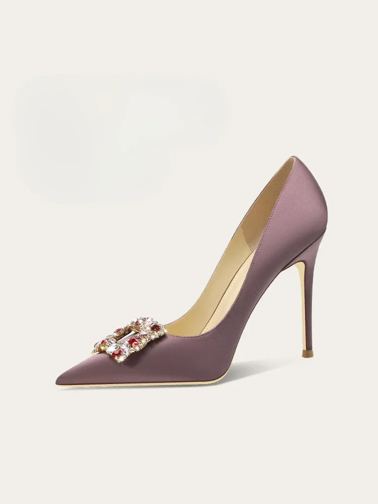 Spring and Autumn New Women's Stiletto High Heels Pointed Fashion Bridal Dress Shoes
Spring and Autumn New Women's Stiletto High Heels Pointed Fashion Bridal Dress Shoes