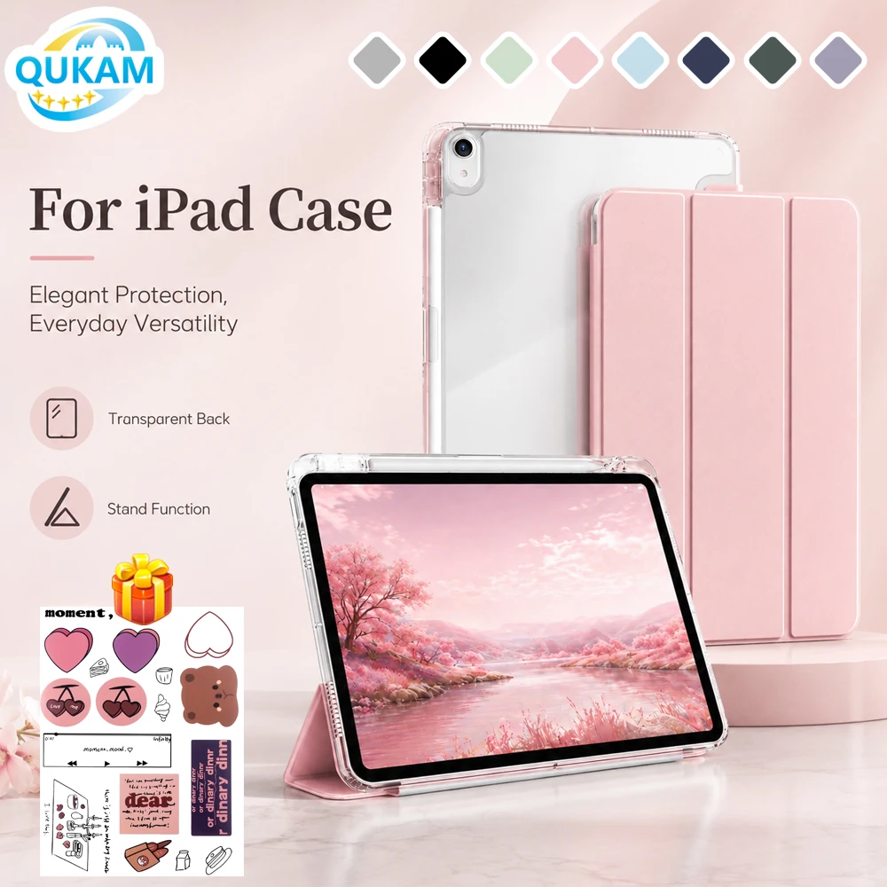 New Slim Acrylic iPad Case for iPad 10th/11th Gen Air 4 5 Pro 11 12.9 13 Mini 6 7 Transparent Cover with Tri-fold Stand Pen Case
New Slim Acrylic iPad Case for iPad 10th/11th Gen Air 4 5 Pro 11 12.9 13 Mini 6 7 Transparent Cover with Tri-fold Stand Pen Case