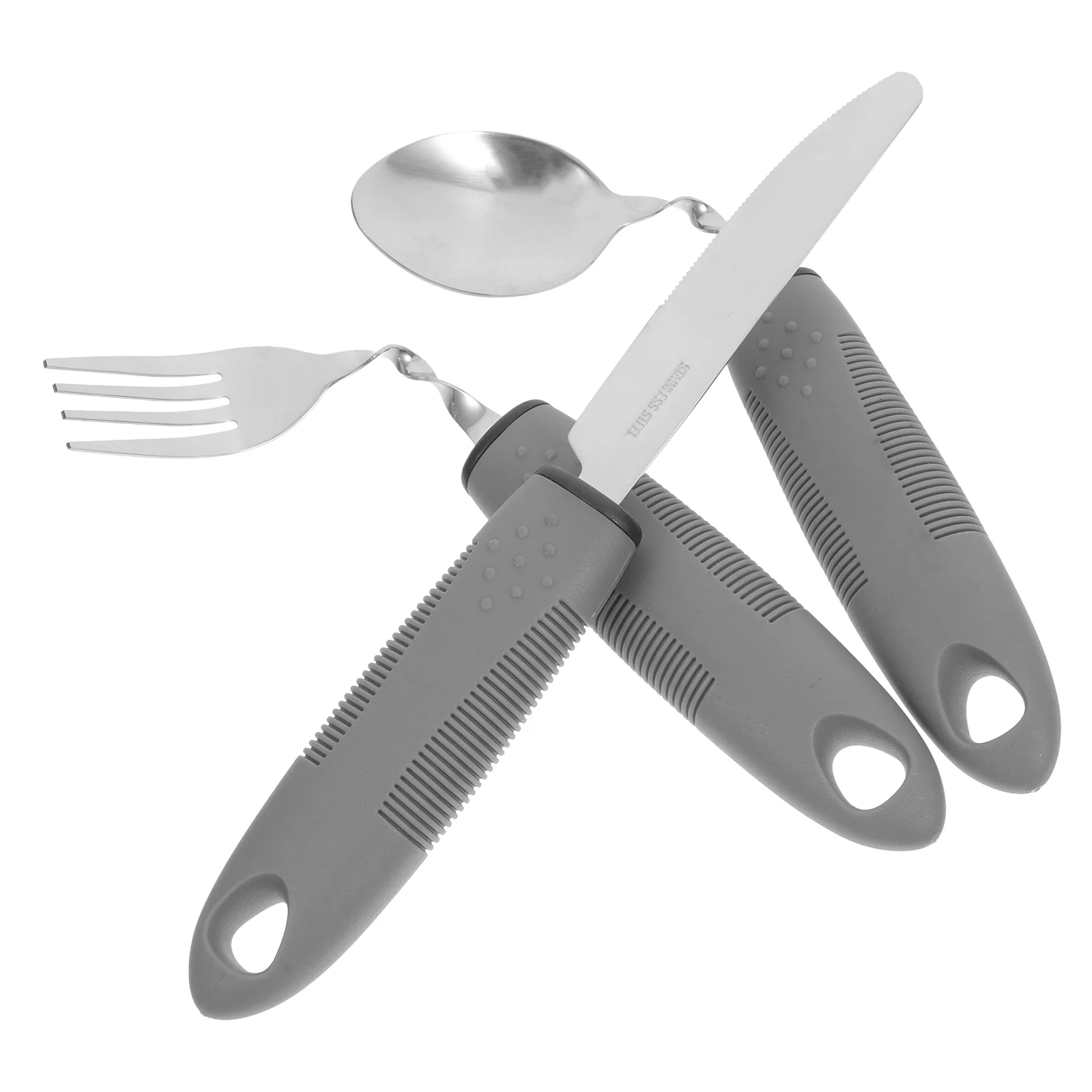 3Pcs Adaptive Tableware Set Elderly Spoon Fork Knife Large Handle Anti Shake Portable Utensils Patients Kitchen Bar Supplies
3Pcs Adaptive Tableware Set Elderly Spoon Fork Knife Large Handle Anti Shake Portable Utensils Patients Kitchen Bar Supplies