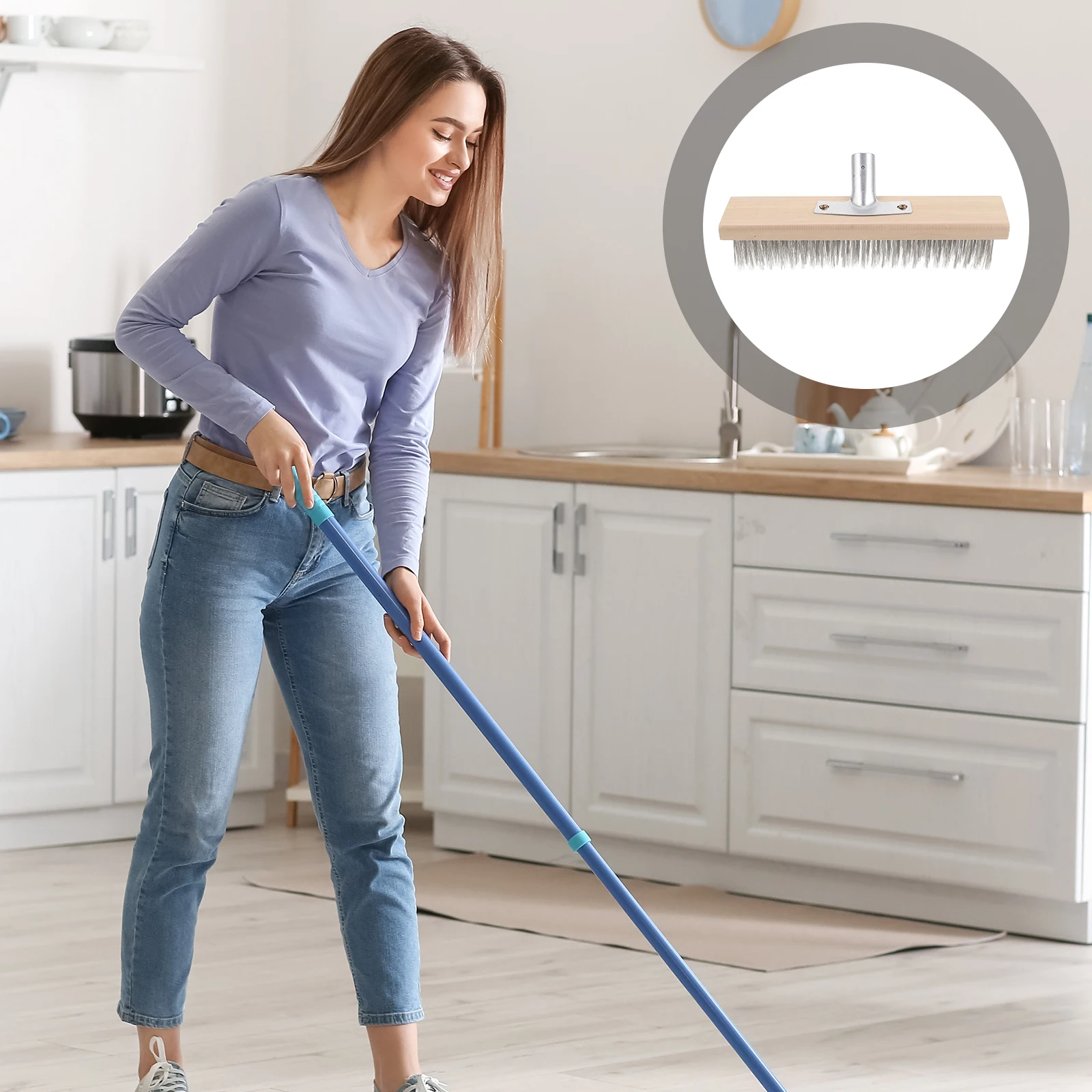 Stainless Steel Floor Brush Broom Without Bristles Head Cleaning 30cm Tiles Best Moss Killer for Roofs Wood
Stainless Steel Floor Brush Broom Without Bristles Head Cleaning 30cm Tiles Best Moss Killer for Roofs Wood